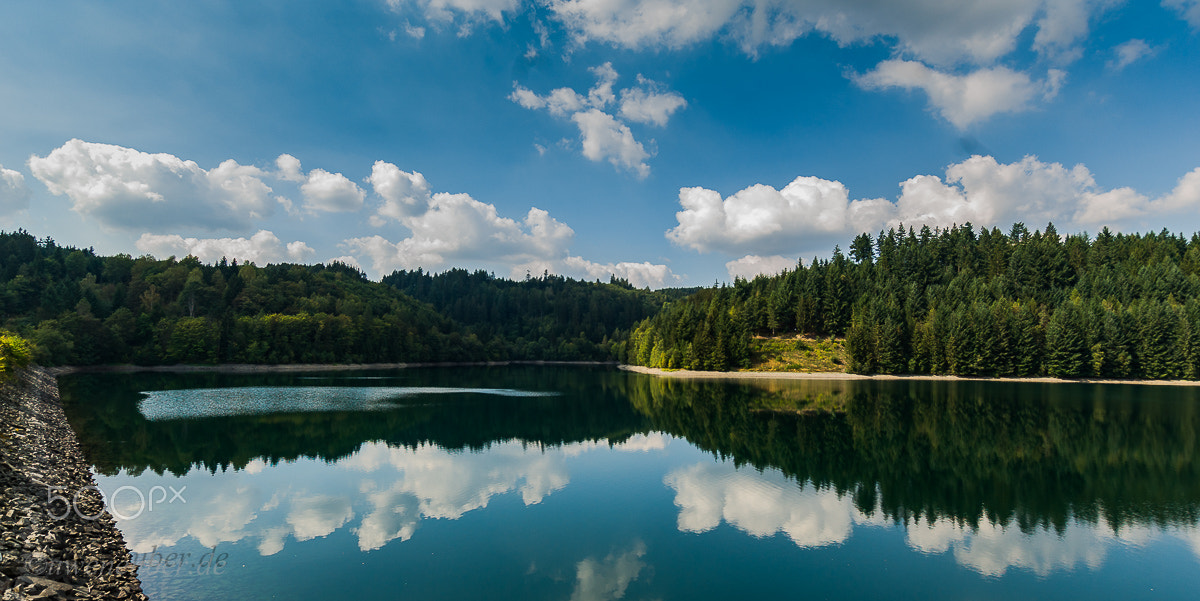 Pentax K10D + Sigma 10-20mm F3.5 EX DC HSM sample photo. View from the dam photography