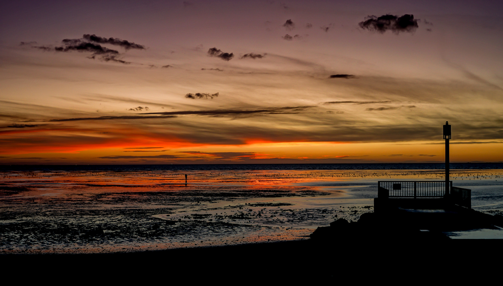 Sony FE 28mm F2 sample photo. Heacham sunset photography