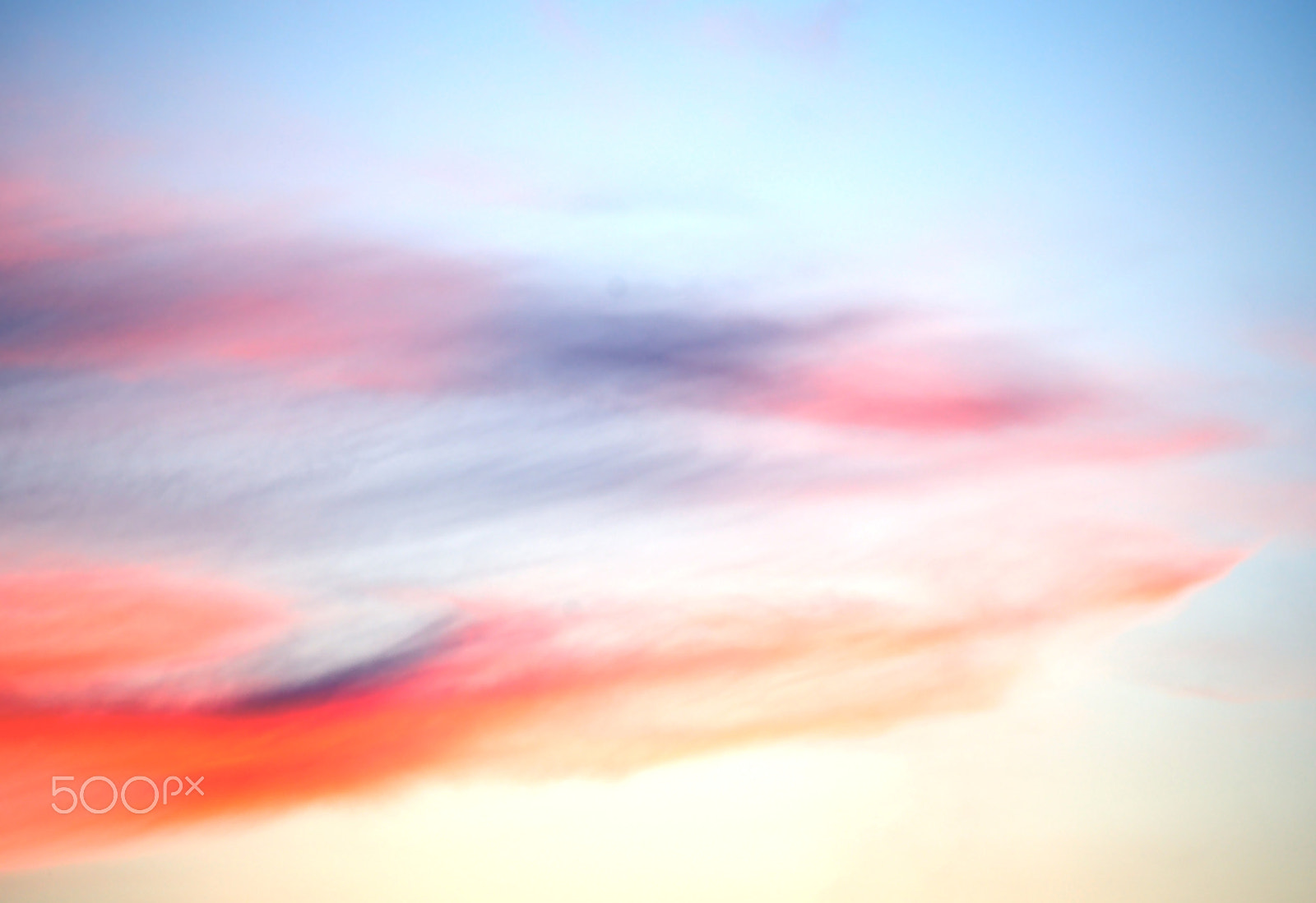 Sigma 70-300mm F4-5.6 APO DG Macro sample photo. Cloud sky at sunset. photography