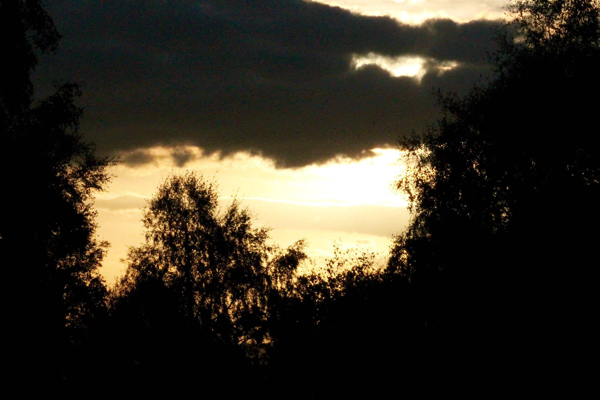 Canon EF75-300mm f/4-5.6 sample photo. Gathering clouds at dusk photography