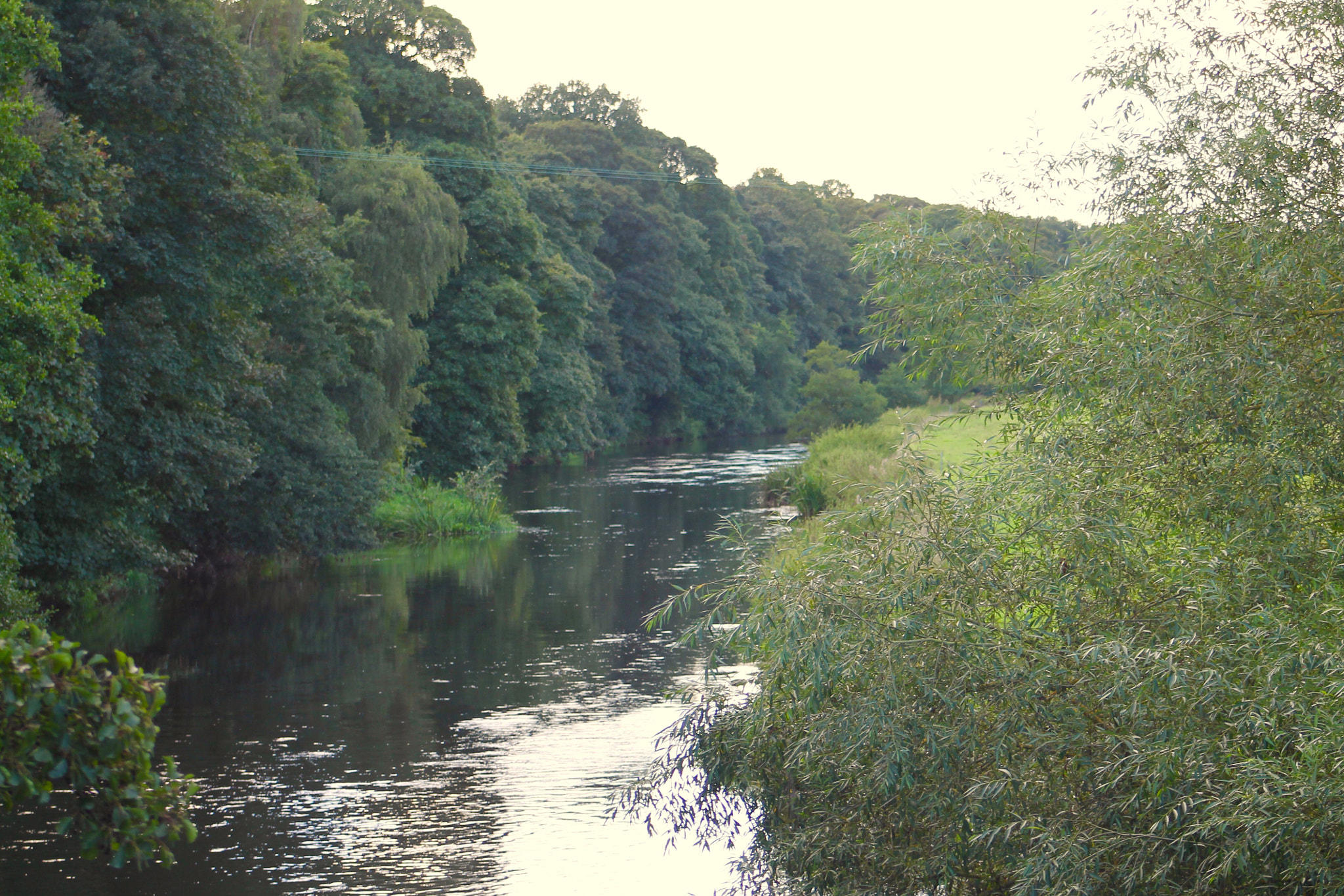 Canon EF75-300mm f/4-5.6 sample photo. River trent slowly flowing through little haywood staffordshire photography