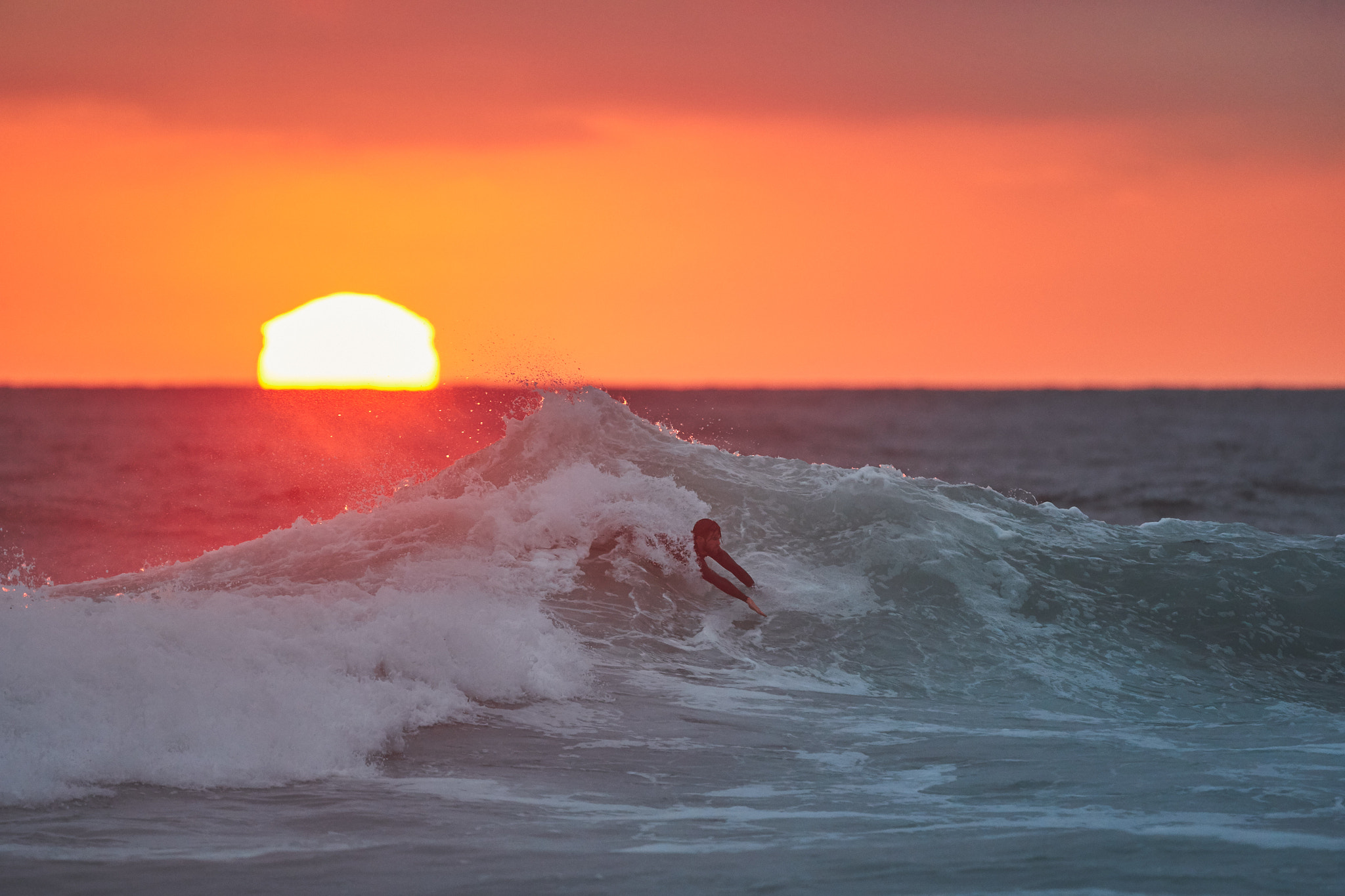 Canon EF 500mm F4L IS USM sample photo. Windansea surfer photography