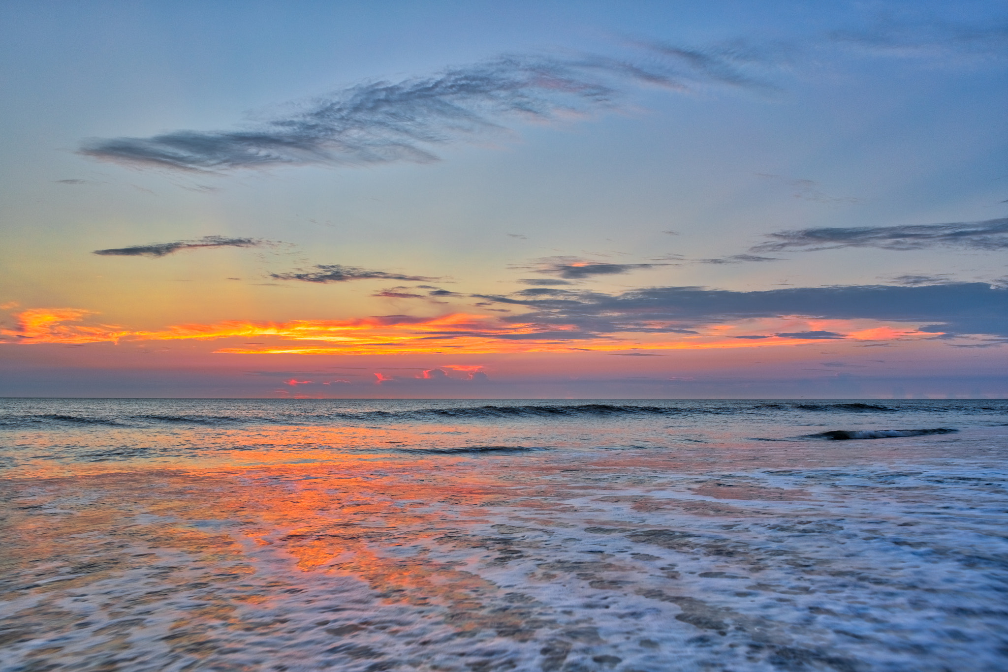 Sony a7R II + Sony FE 28mm F2 sample photo. Fire & ice.... #kittyhawk #outerbanksofnc #nc #sonya7rii photography