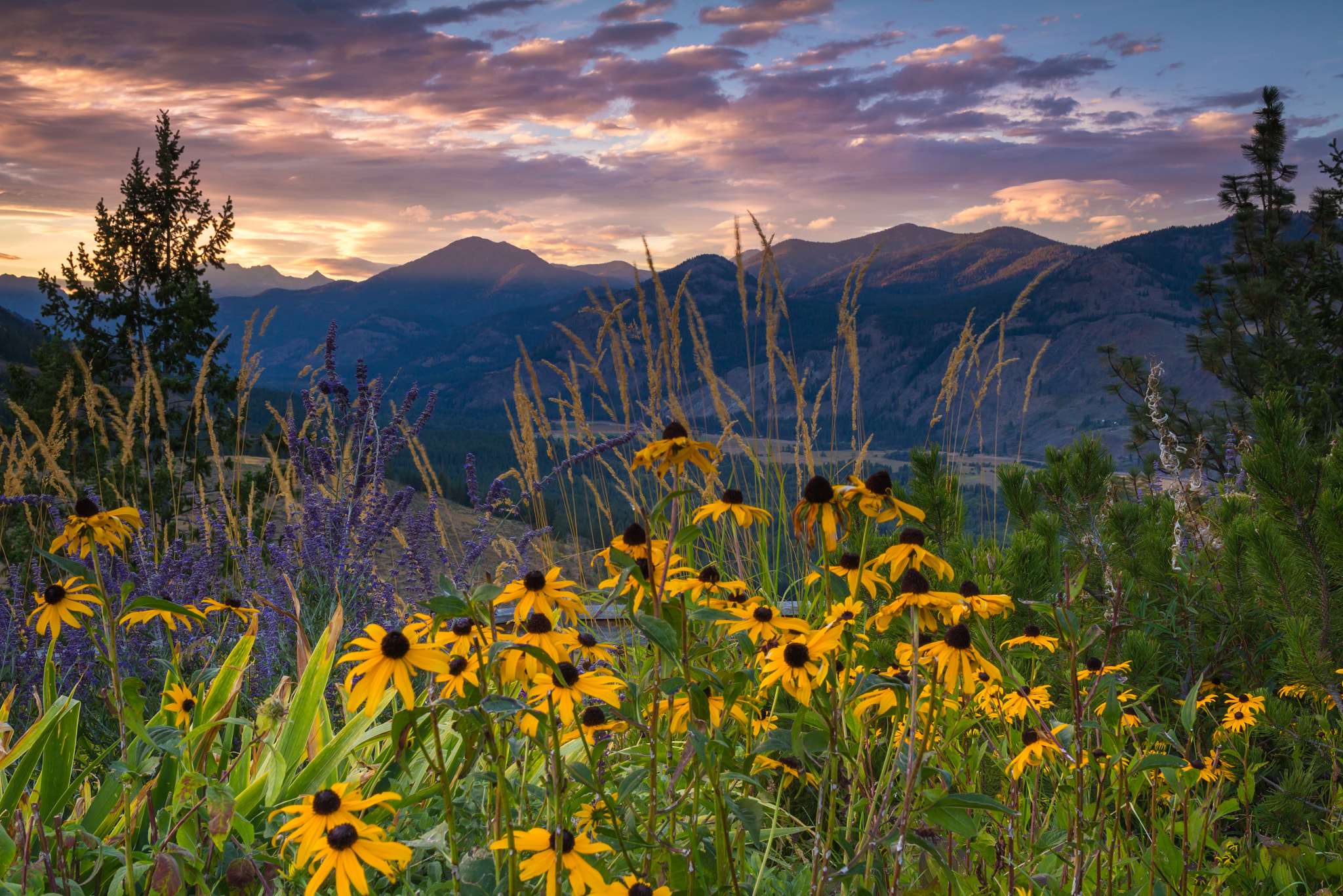 Canon EOS 100D (EOS Rebel SL1 / EOS Kiss X7) sample photo. Methow sunset photography