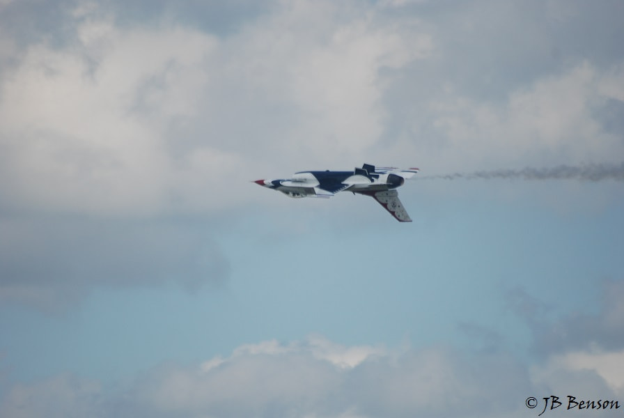 Nikon D80 sample photo. Us air force thundersbirds photography