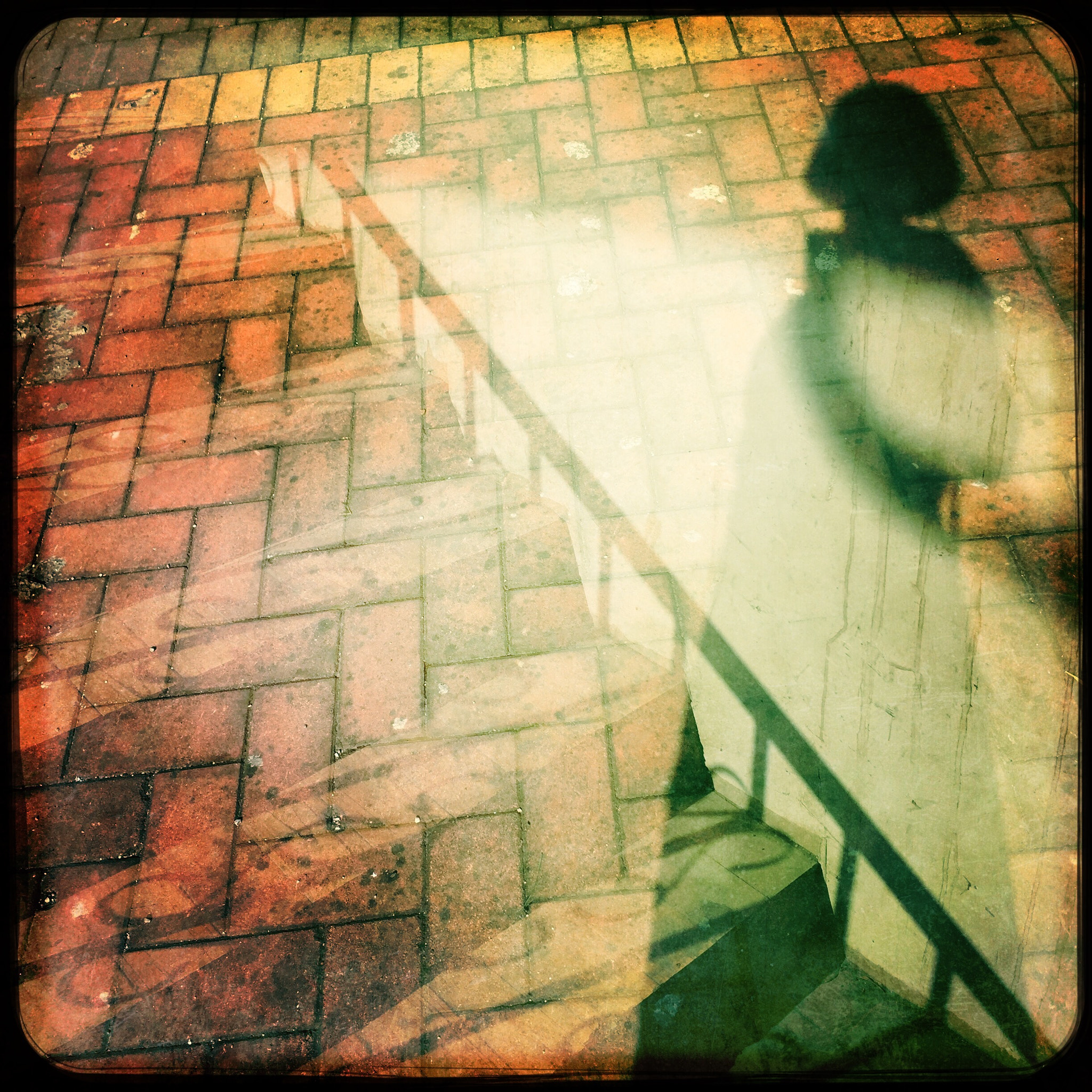 Hipstamatic 320 sample photo. Shadow/by iphone/double exposure photography