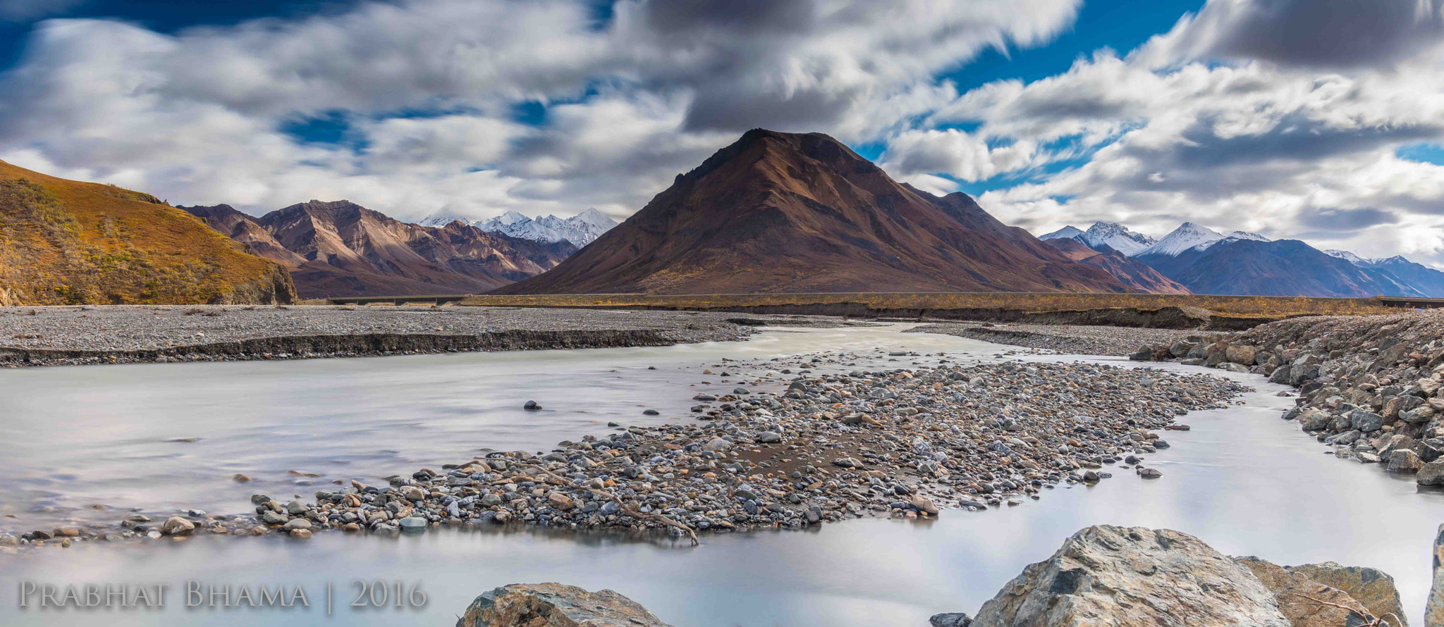 Nikon AF-S Nikkor 24-120mm F4G ED VR sample photo. Toklat river in denali national park photography