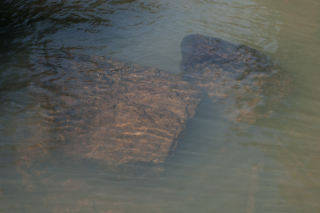 Sigma 24-70mm F2.8 EX DG Macro sample photo. Water and stone photography