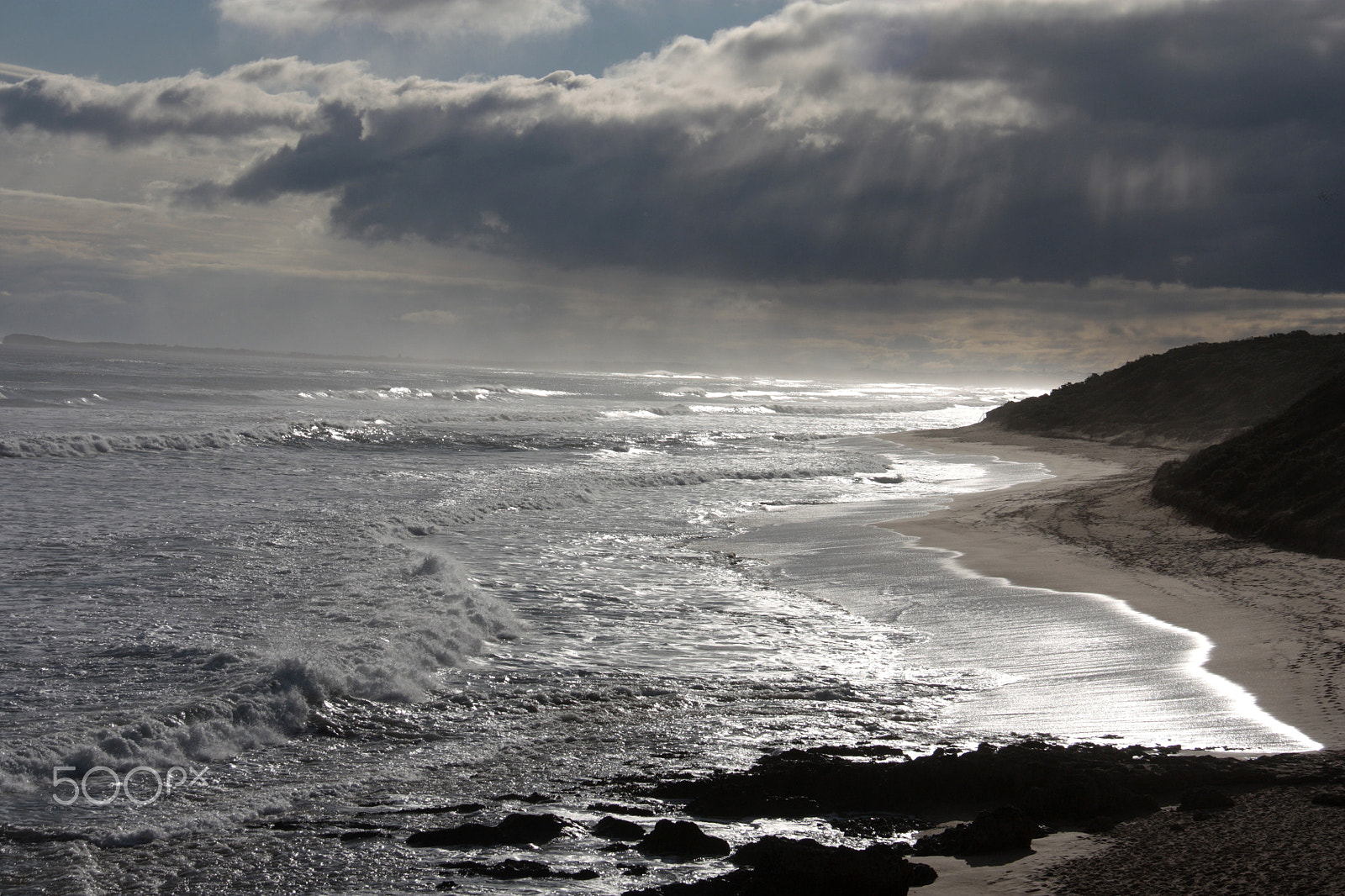 Canon EOS 450D (EOS Rebel XSi / EOS Kiss X2) sample photo. The ocean at dusk. photography