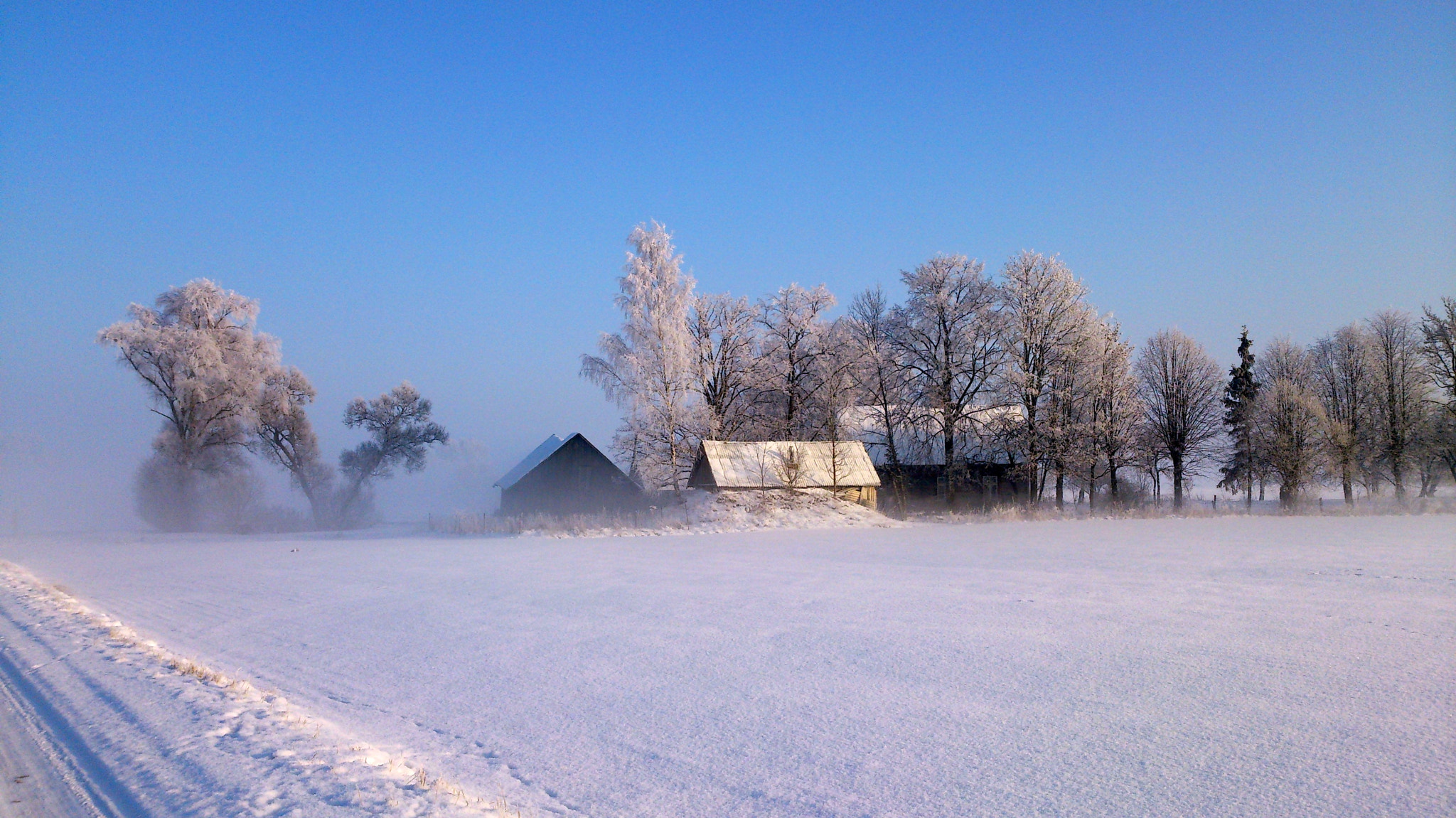Sony Xperia T sample photo. Long cold winter photography