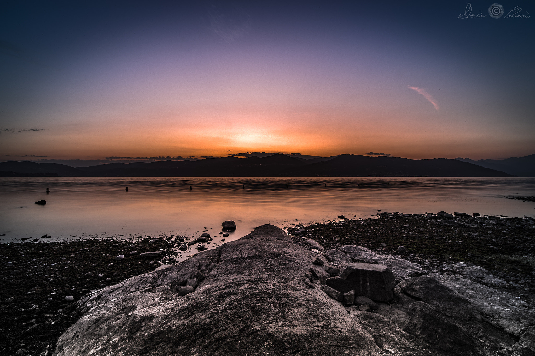 Canon EOS-1D X sample photo. Sunset on the rock photography