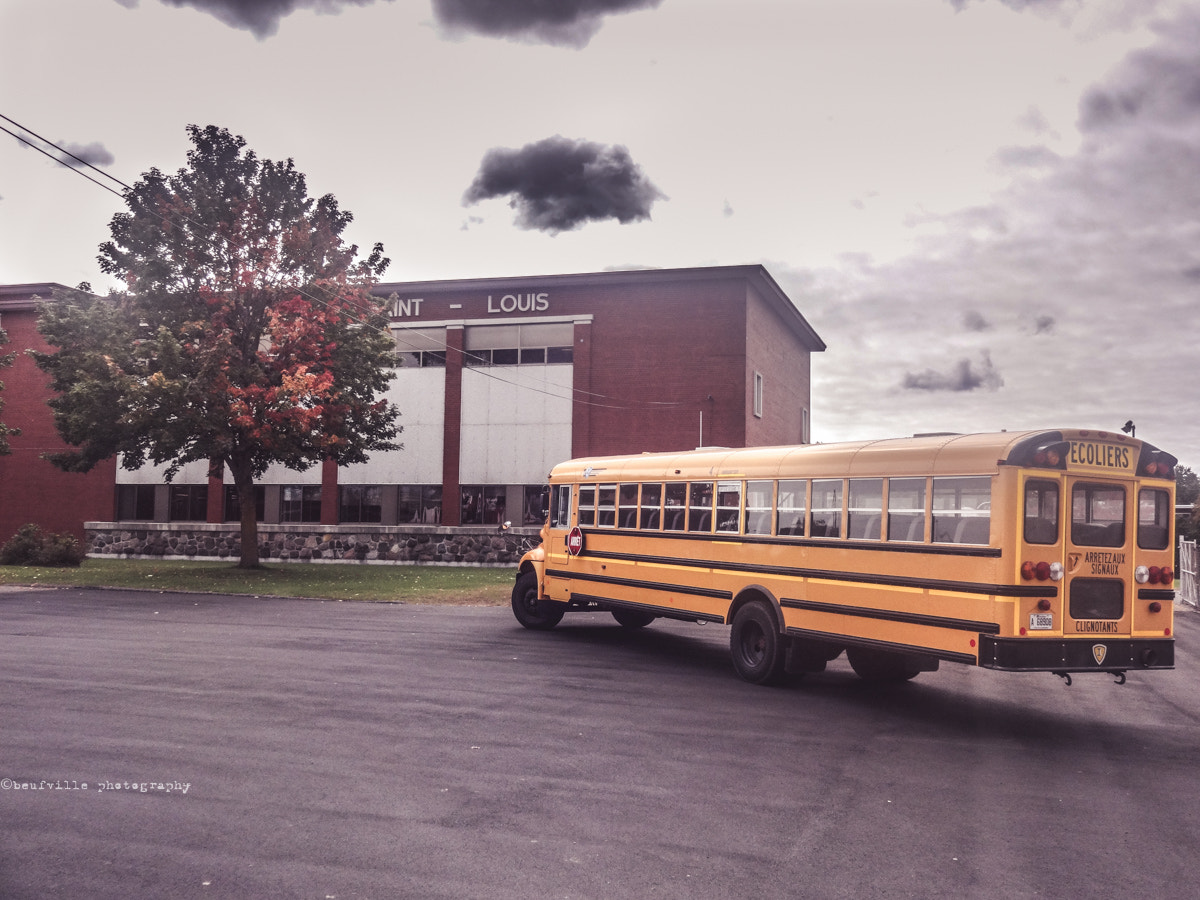 Sony DSC-WX200 sample photo. 255/366 - school bus yellow photography