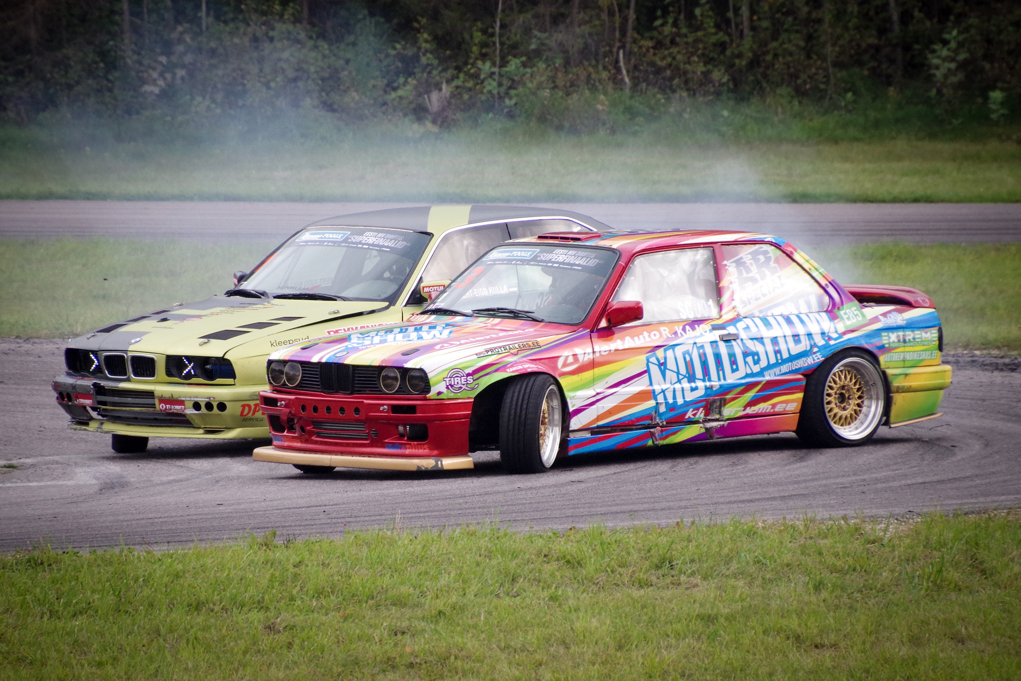 Pentax K-S2 sample photo. Bmw drift battle photography