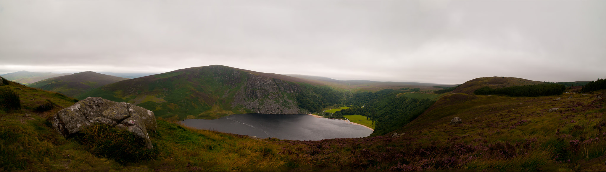 Nikon D300 sample photo. Panorama lake photography