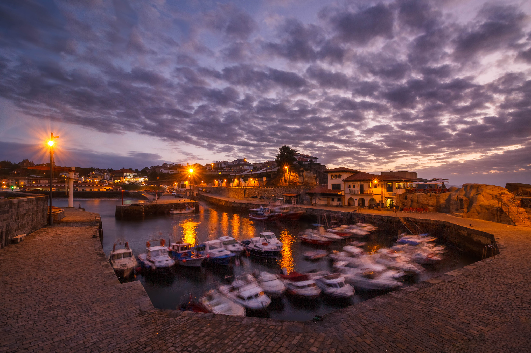 Canon EOS 50D sample photo. Port at dusk photography