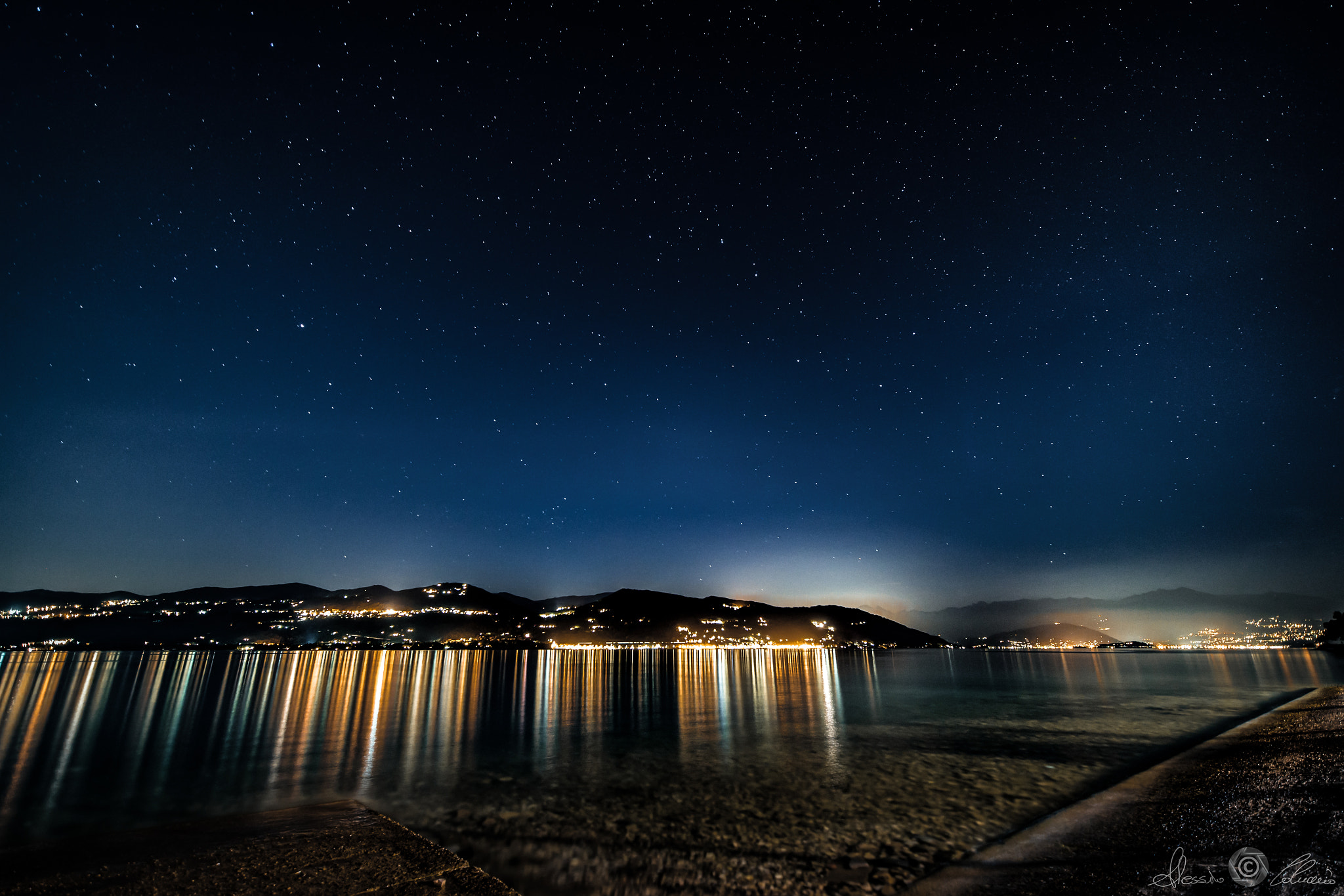 Canon EOS-1D X sample photo. Ispra by night photography
