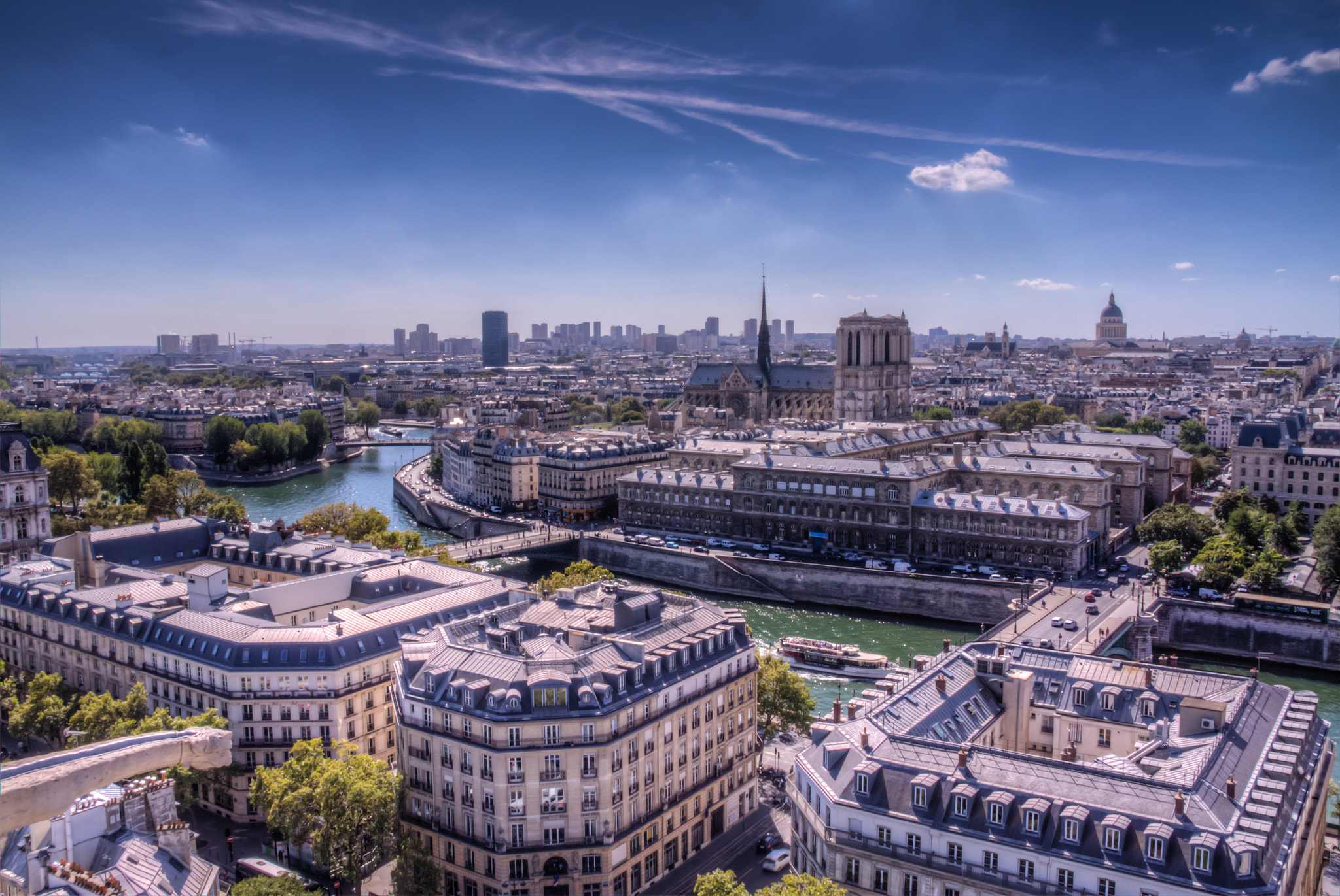 Sigma 18-200mm f/3.5-6.3 DC OS sample photo. From tower st jacques  saint jacques photography