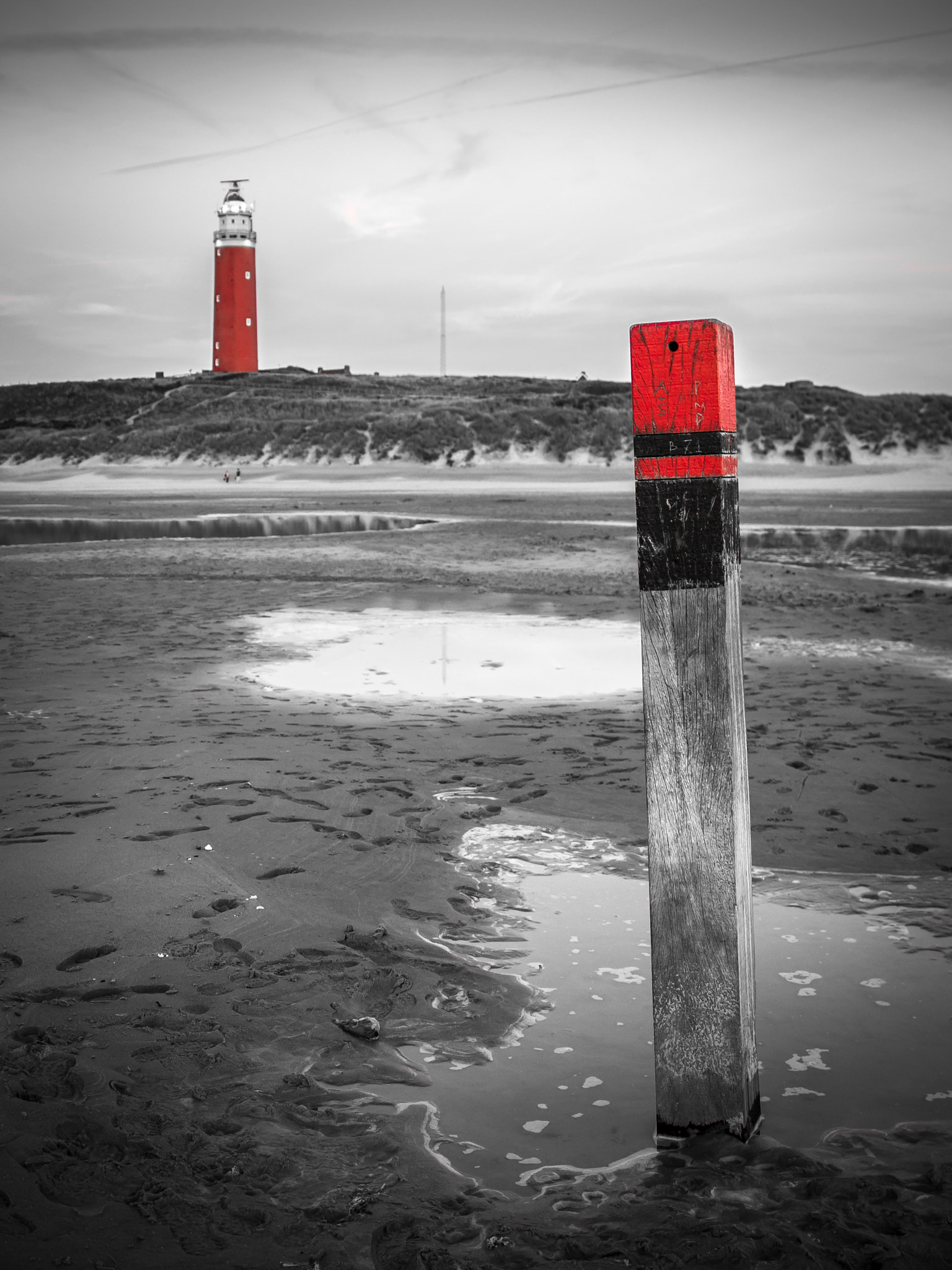 Sony SLT-A55 (SLT-A55V) sample photo. The eierland lighthouse photography
