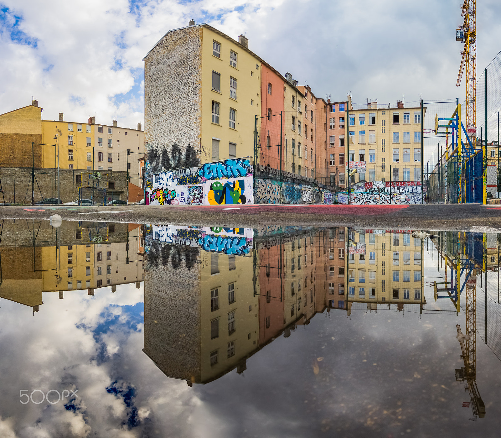 Sony SLT-A77 + 20mm F2.8 sample photo. Reflection in croix-rousse photography