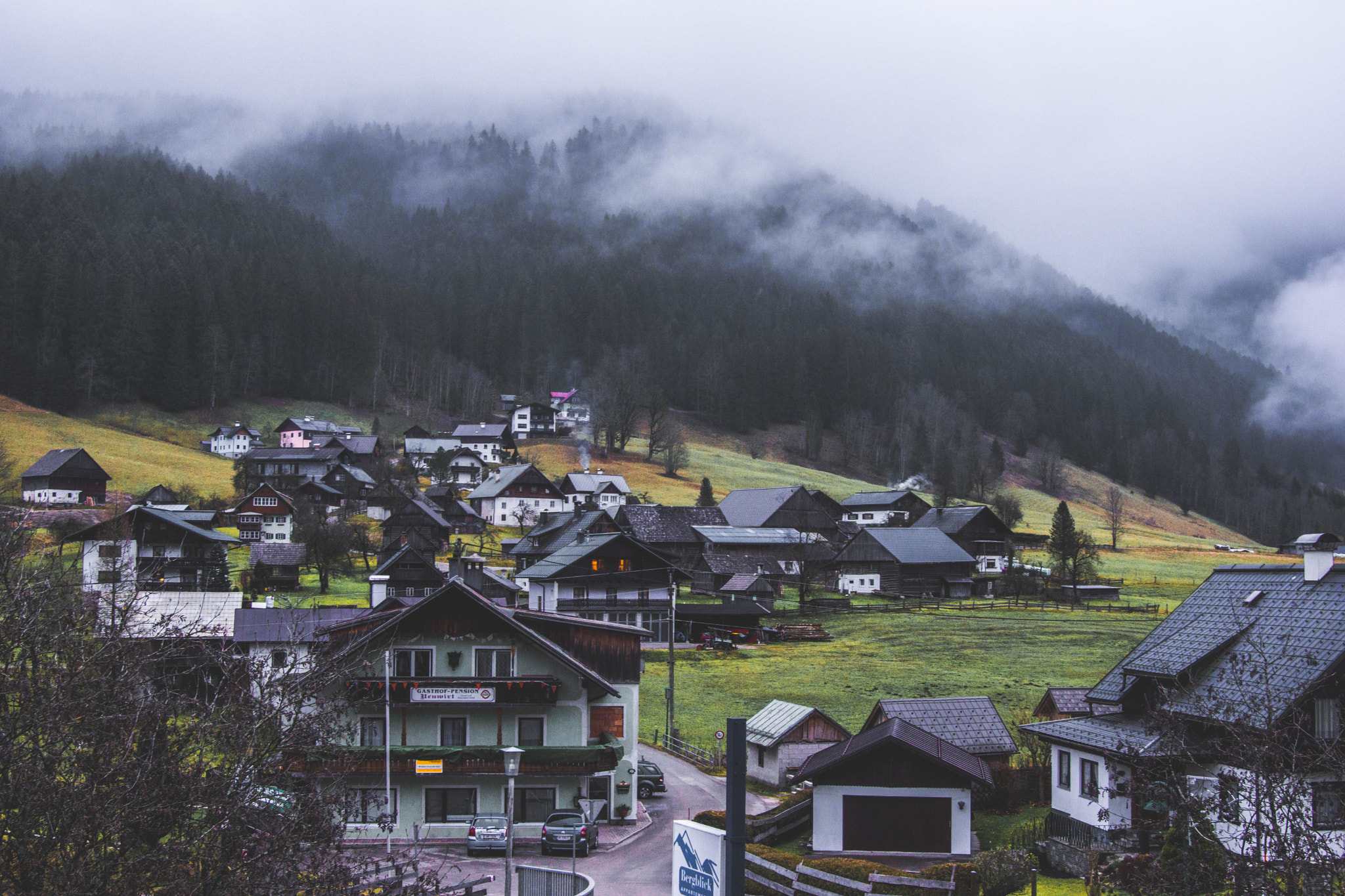 Sony SLT-A65 (SLT-A65V) + Tamron SP 24-70mm F2.8 Di VC USD sample photo. Misty mountains photography