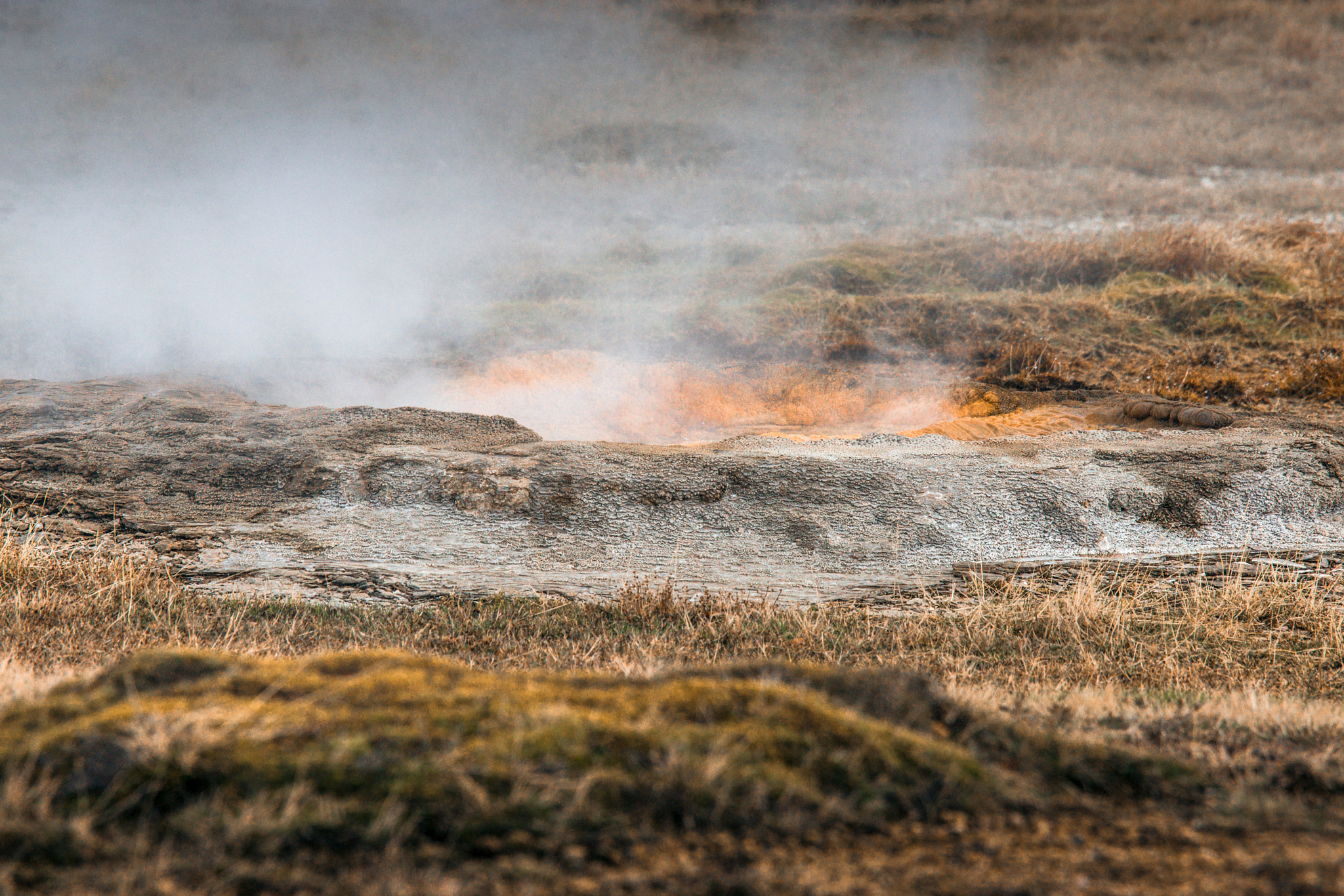 Sony 70-400mm F4-5.6 G SSM II sample photo. Icelandic nature with geothermal activity photography