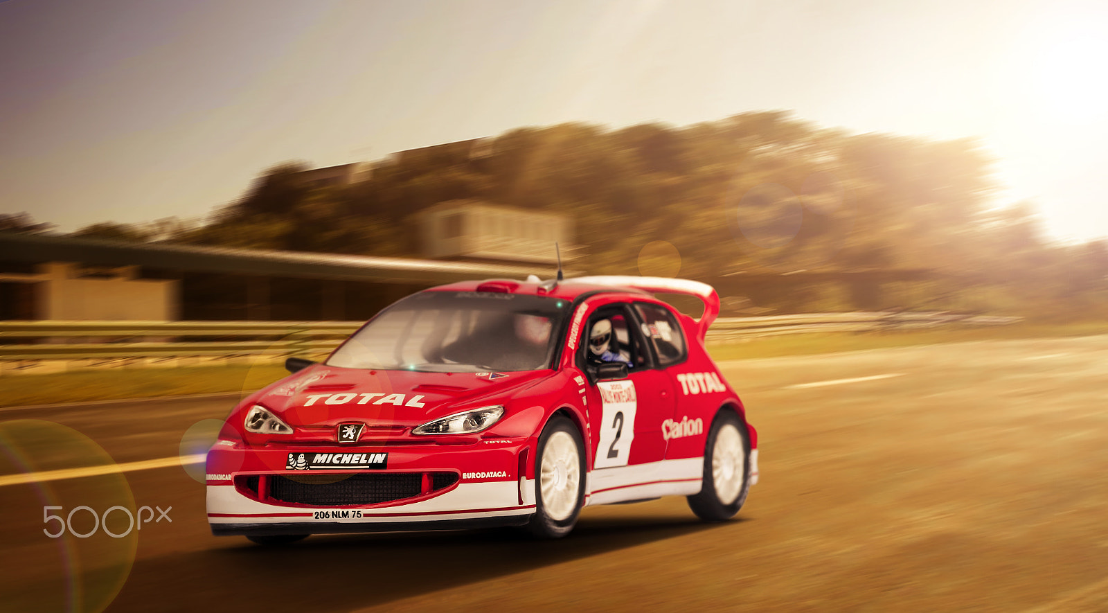Nikon D300 sample photo. My mini on race track photography