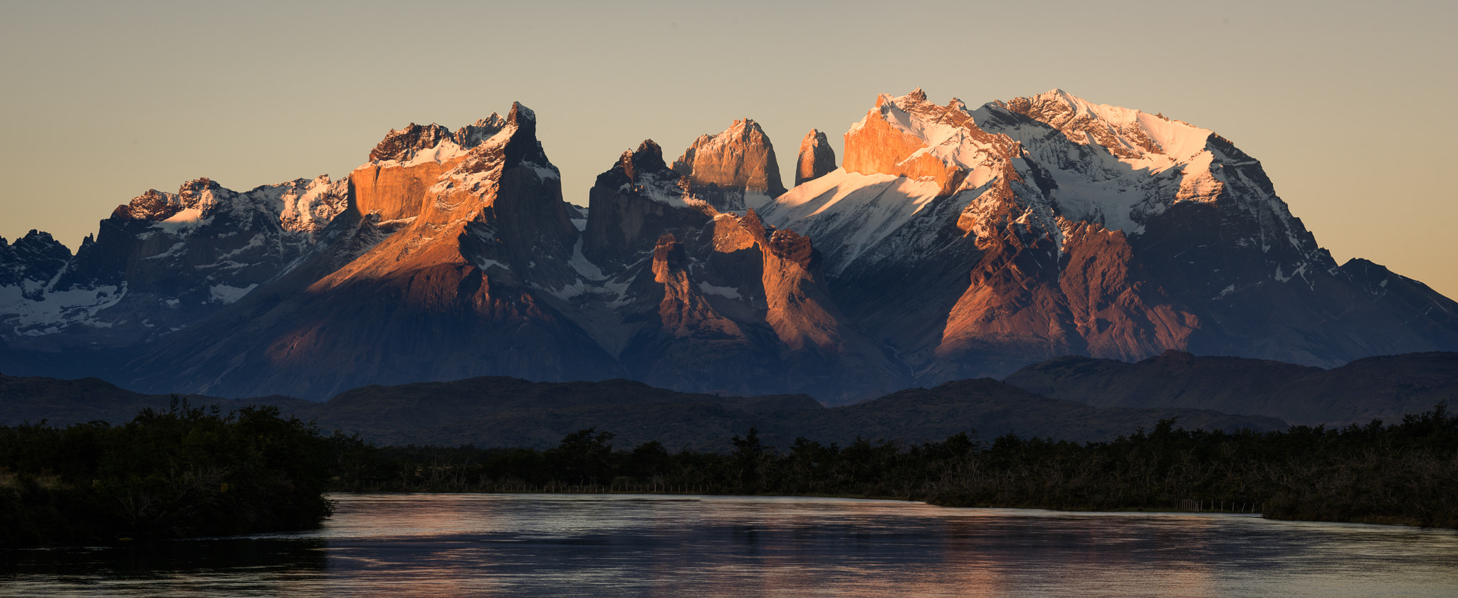 Sony a99 II sample photo. Torres del paine at sunset 2 photography