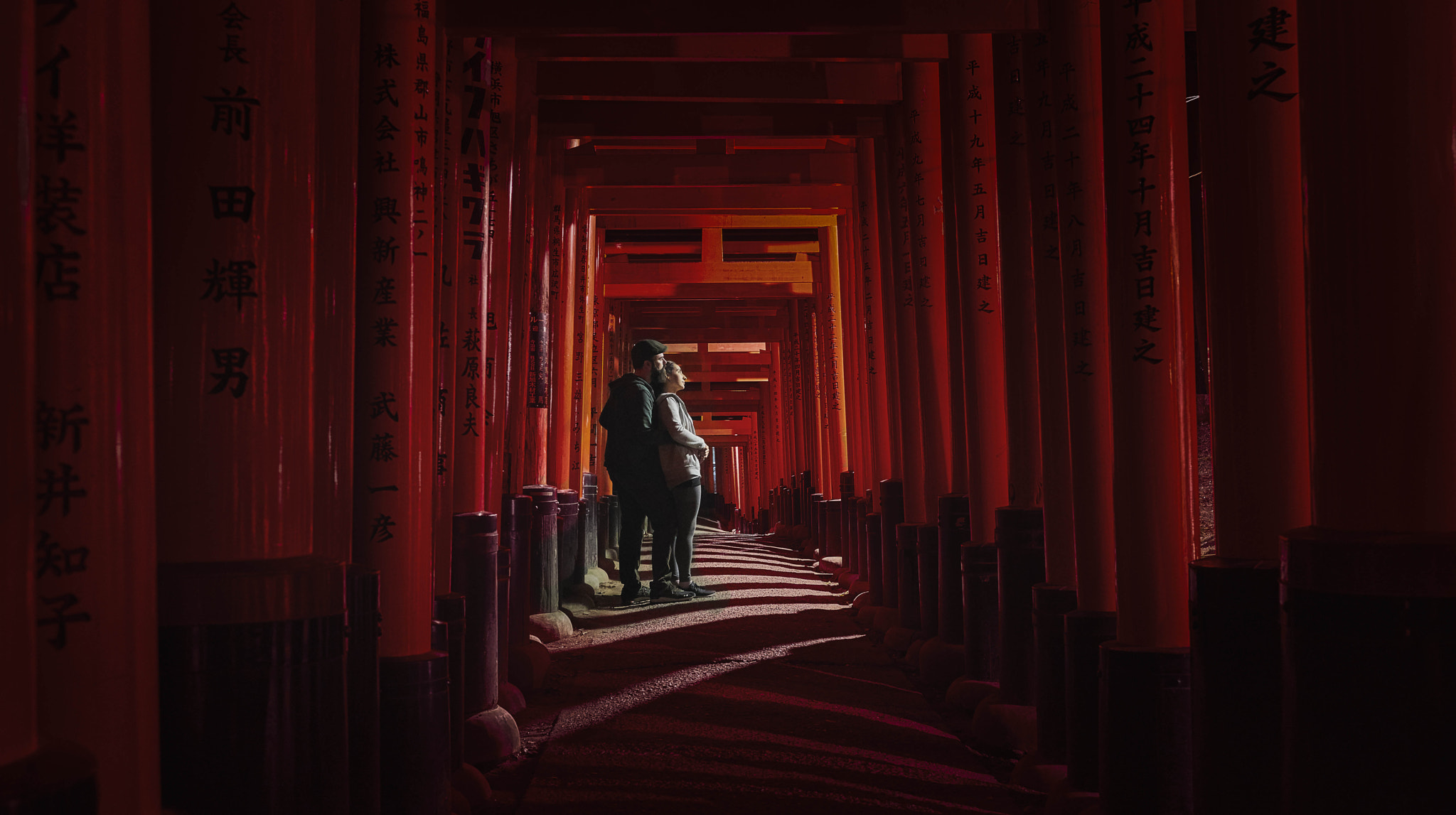 Sony a7R II + E 35mm F2 sample photo. Fushimi inari photography