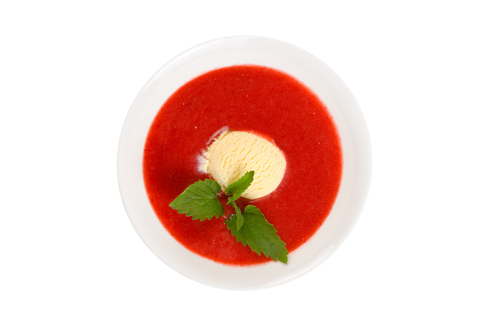 Nikon D7000 + Nikon AF Nikkor 35mm F2D sample photo. Strawberry soup photography