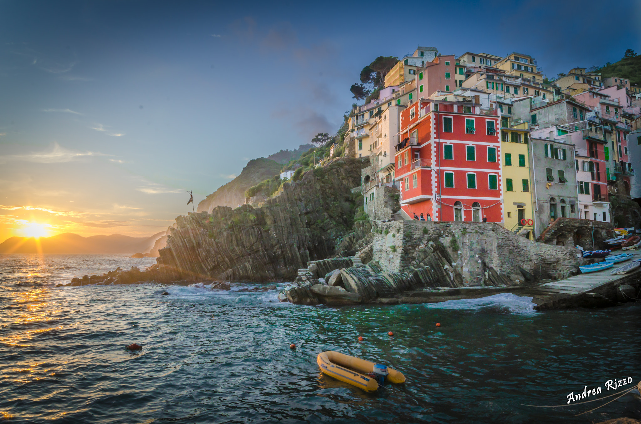 Samyang 14mm F2.8 ED AS IF UMC sample photo. Il tramonto di riomaggiore photography