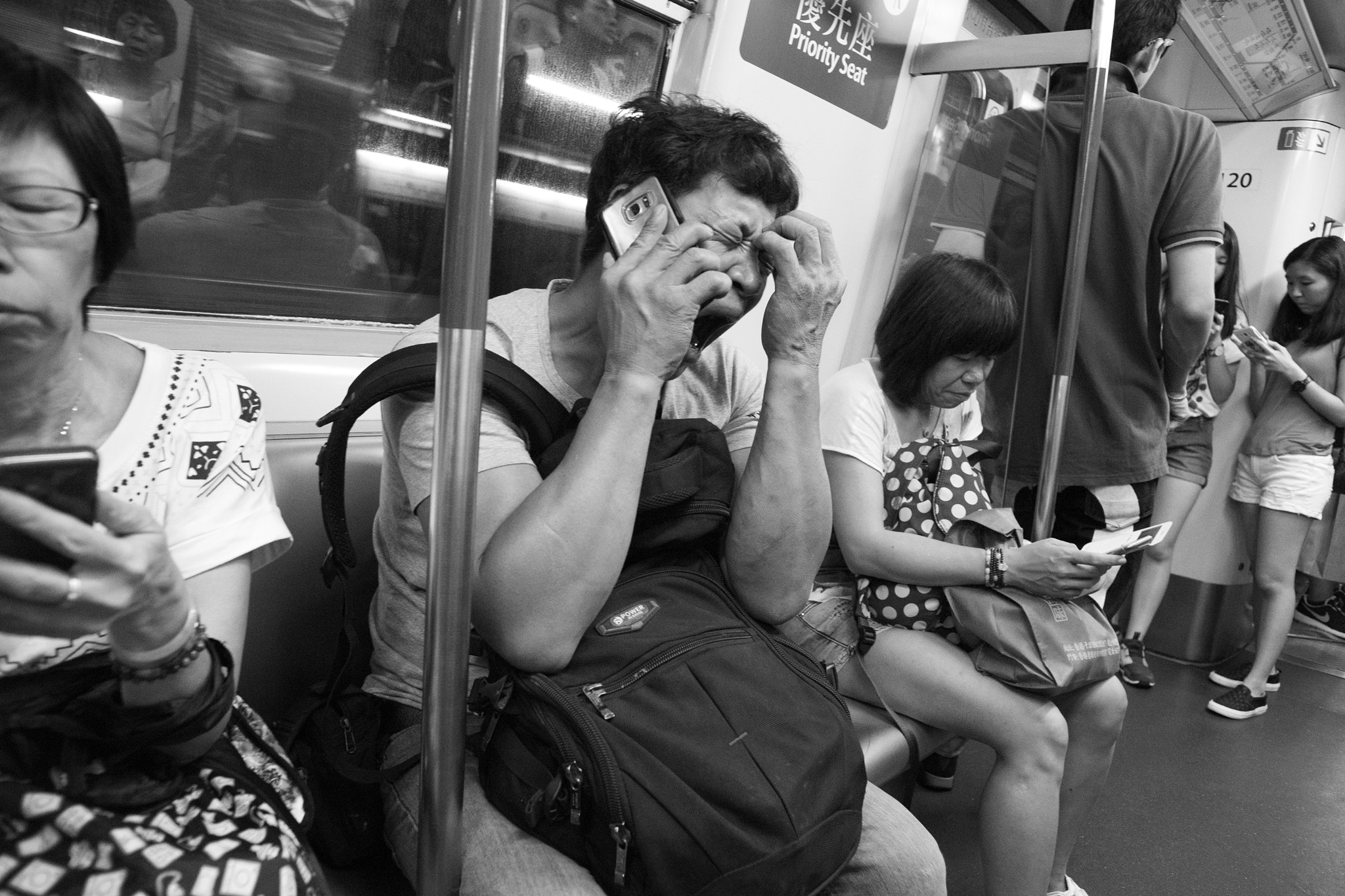 Sony SLT-A99V + Minolta AF 24mm F2.8 sample photo. Commuters photography