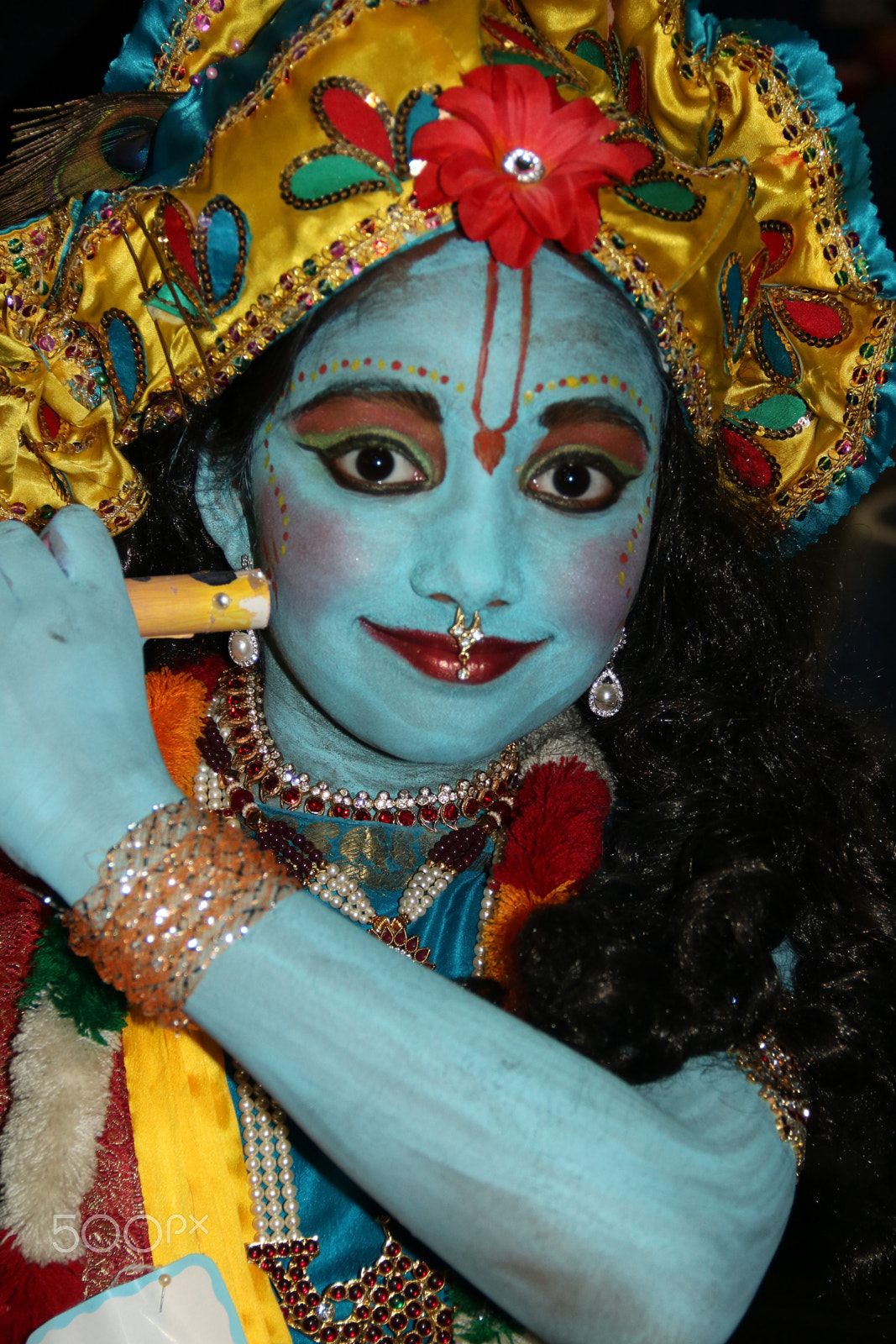 Canon EOS 750D (EOS Rebel T6i / EOS Kiss X8i) sample photo. Krishna costume 7582 photography