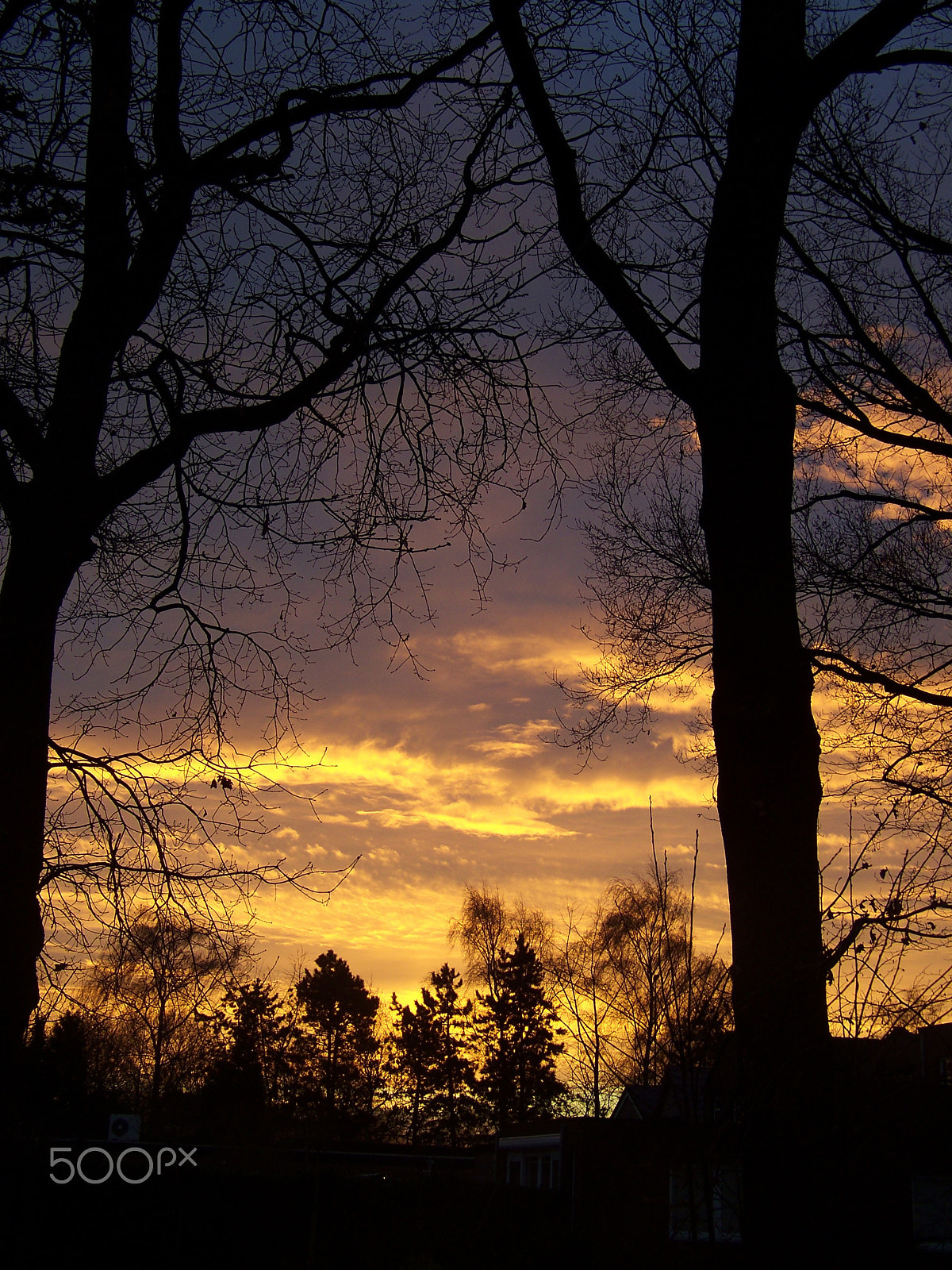 Kodak Z712 IS ZOOM DIGITAL CAMERA sample photo. Sunset silhouette photography