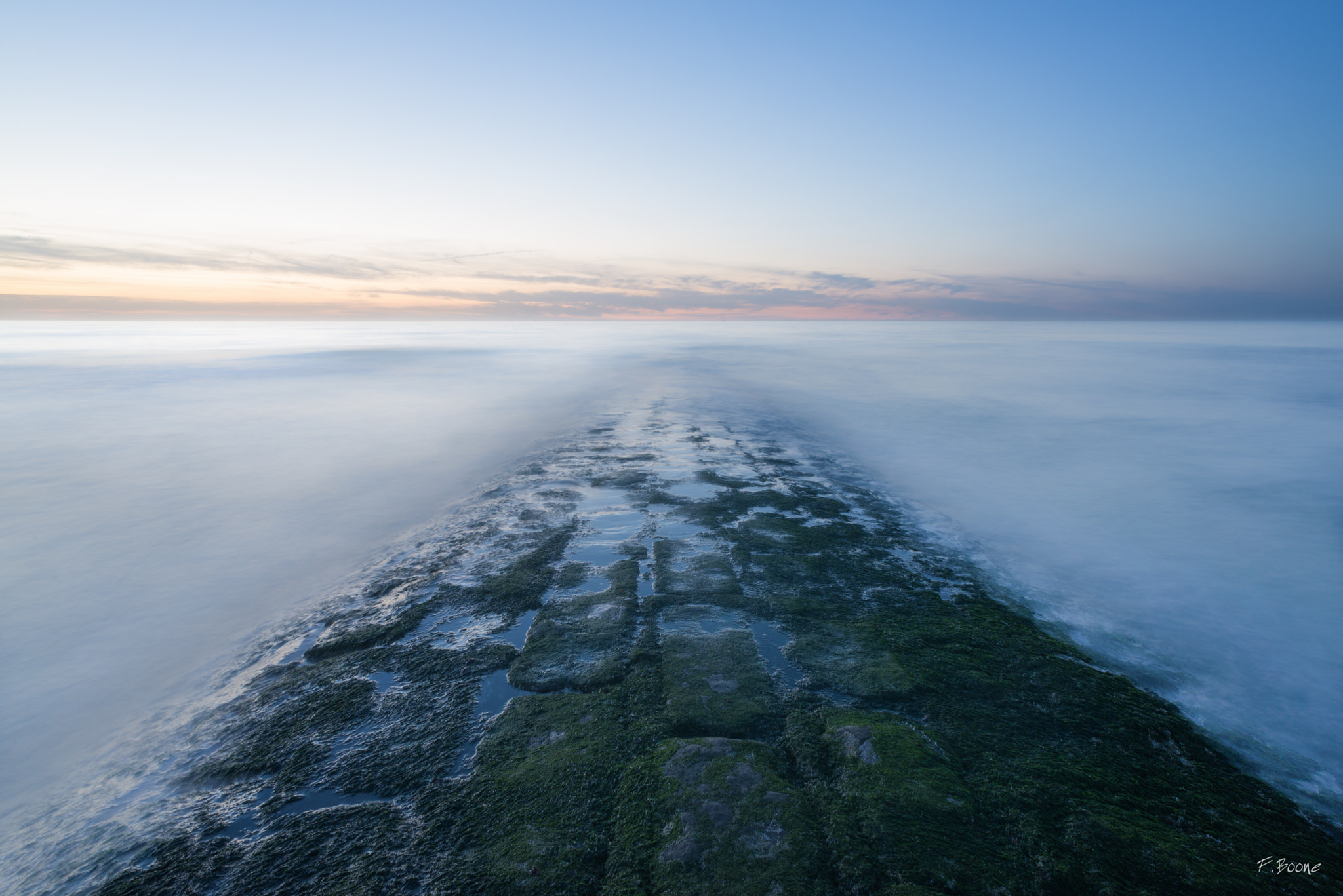 Nikon D610 + AF Nikkor 20mm f/2.8 sample photo. Misty sea photography