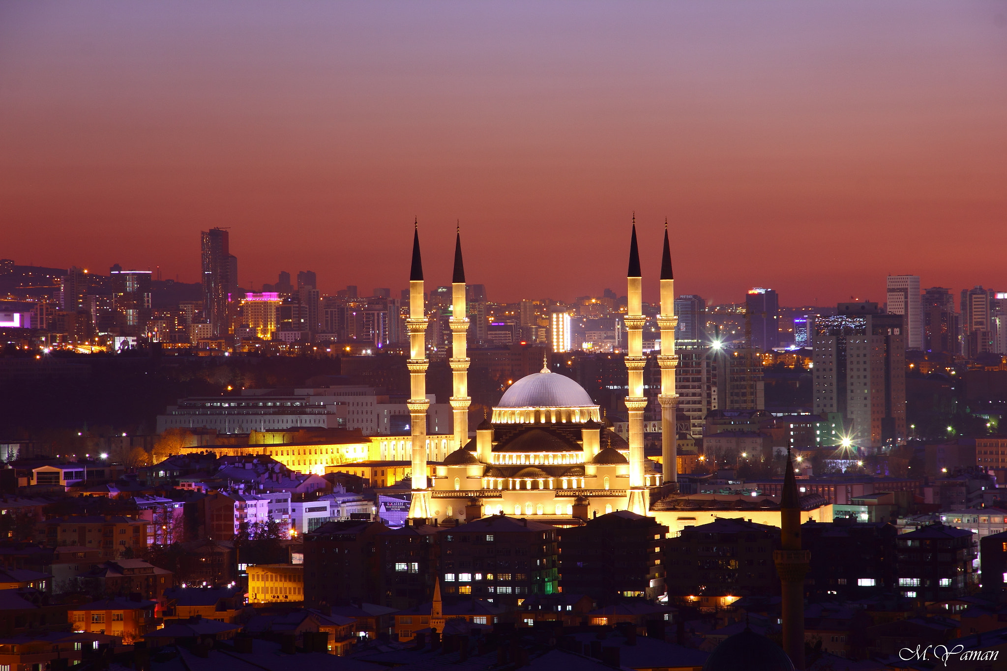 Canon EF-S 18-135mm F3.5-5.6 IS sample photo. Kocatepe mosque photography