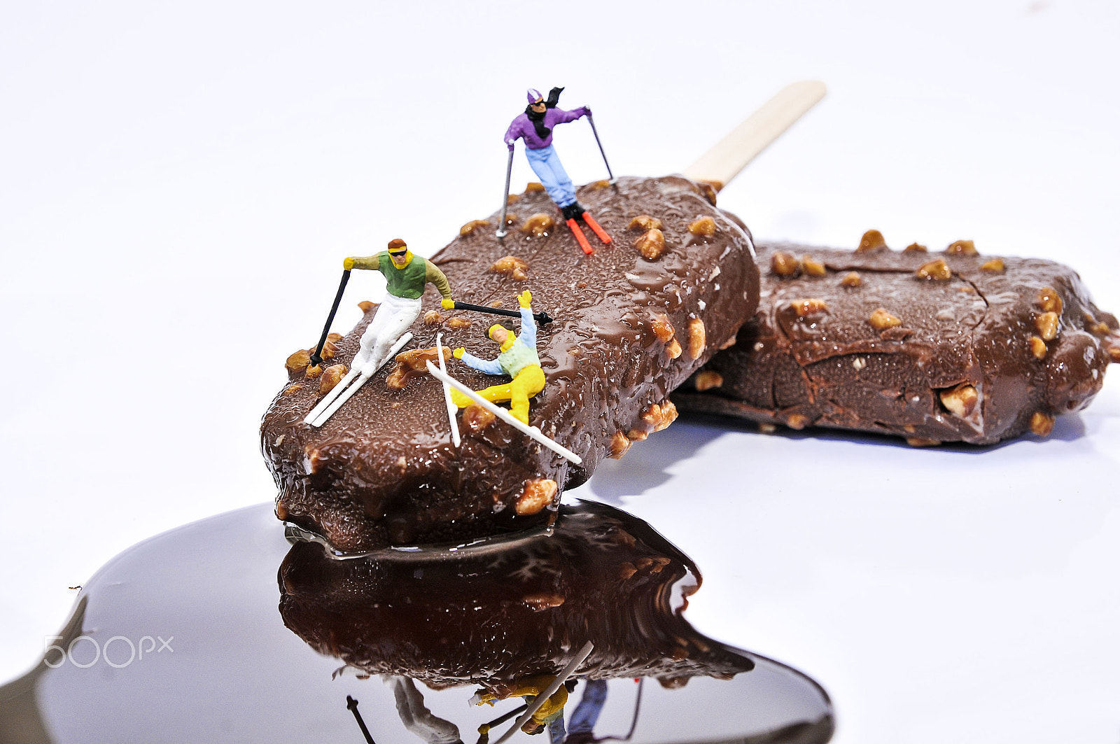 Nikon D300S sample photo. Ice cream ski photography