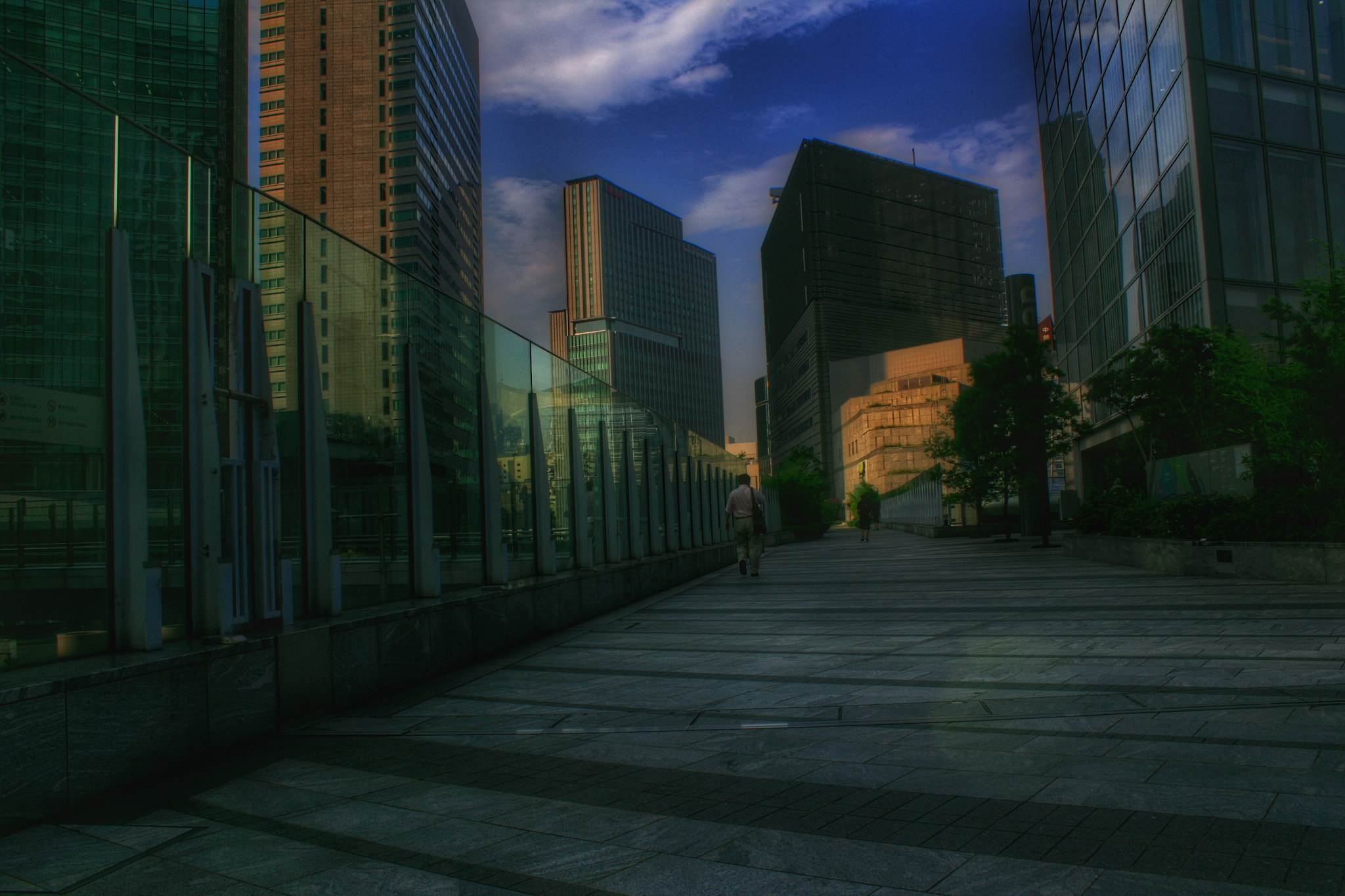 Canon EF-S 18-55mm F3.5-5.6 IS II sample photo. A walk in shiodome photography