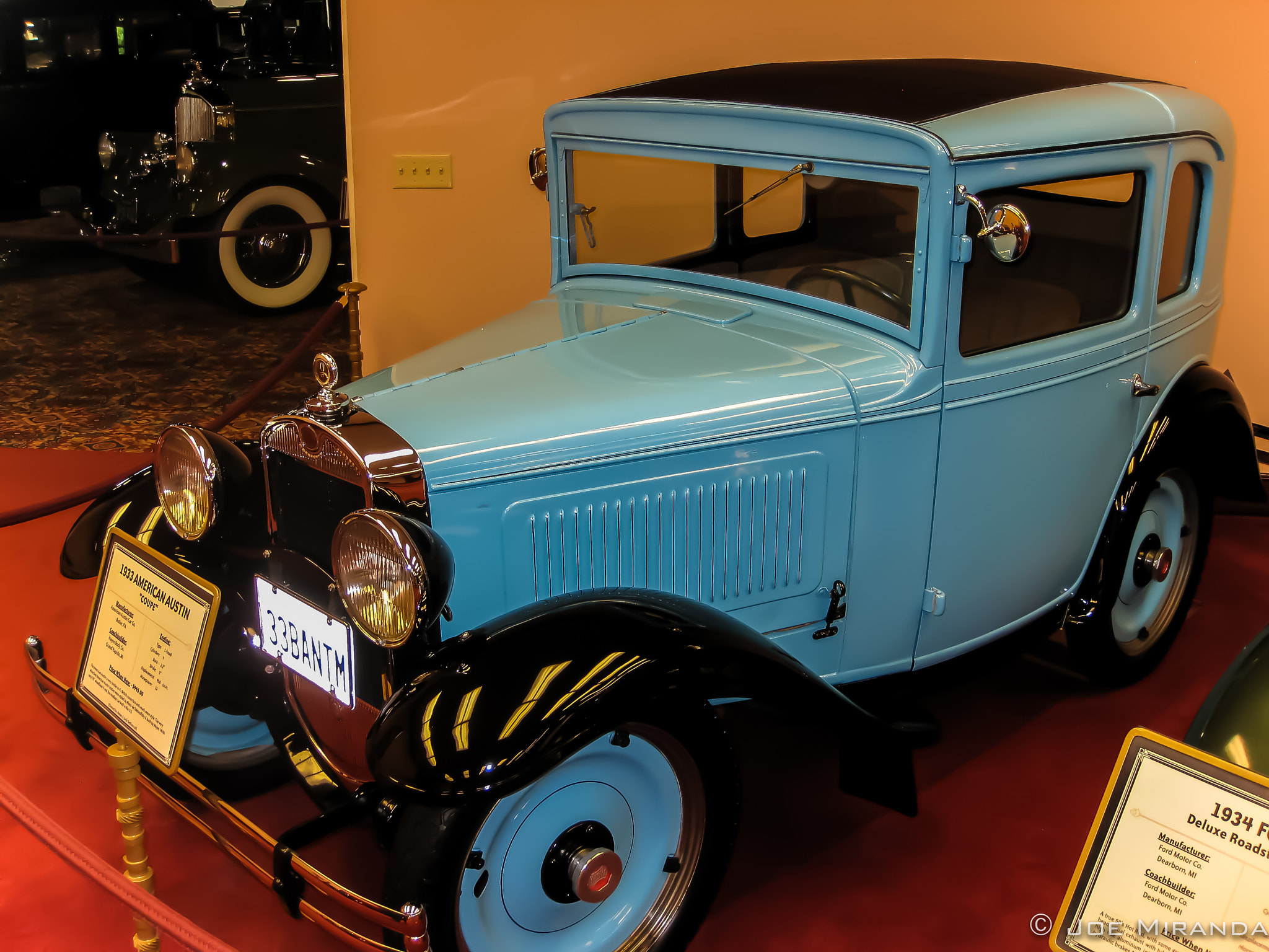 Canon PowerShot SD890 IS (Digital IXUS 970 IS / IXY Digital 820 IS) sample photo. 1933 american austin photography