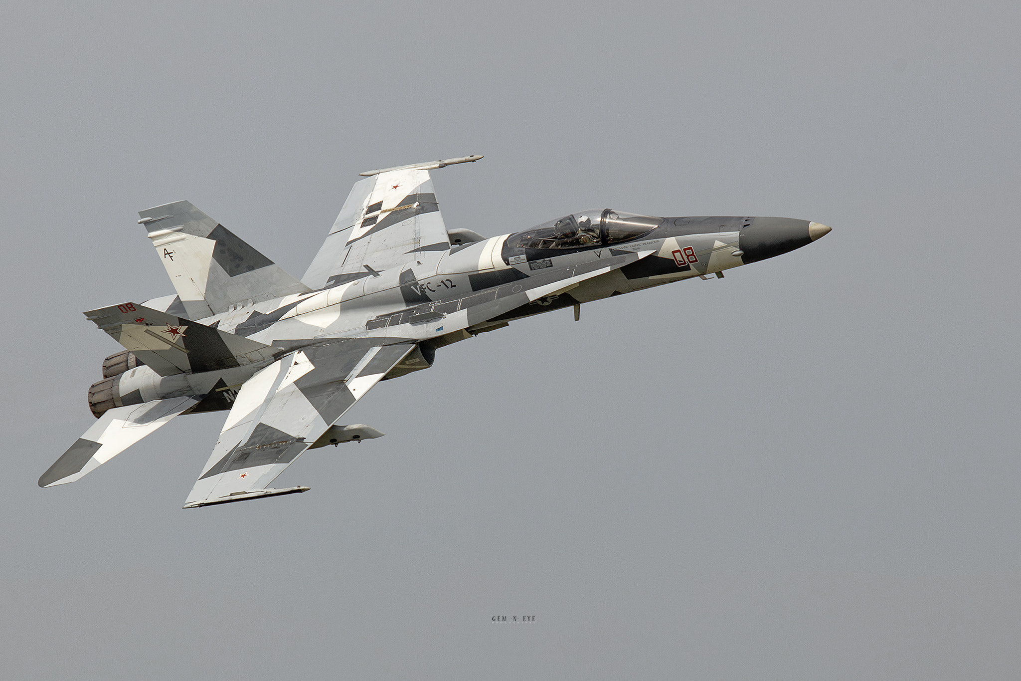 Canon EF 70-200mm F2.8L USM sample photo. F-18 aggressor squad photography