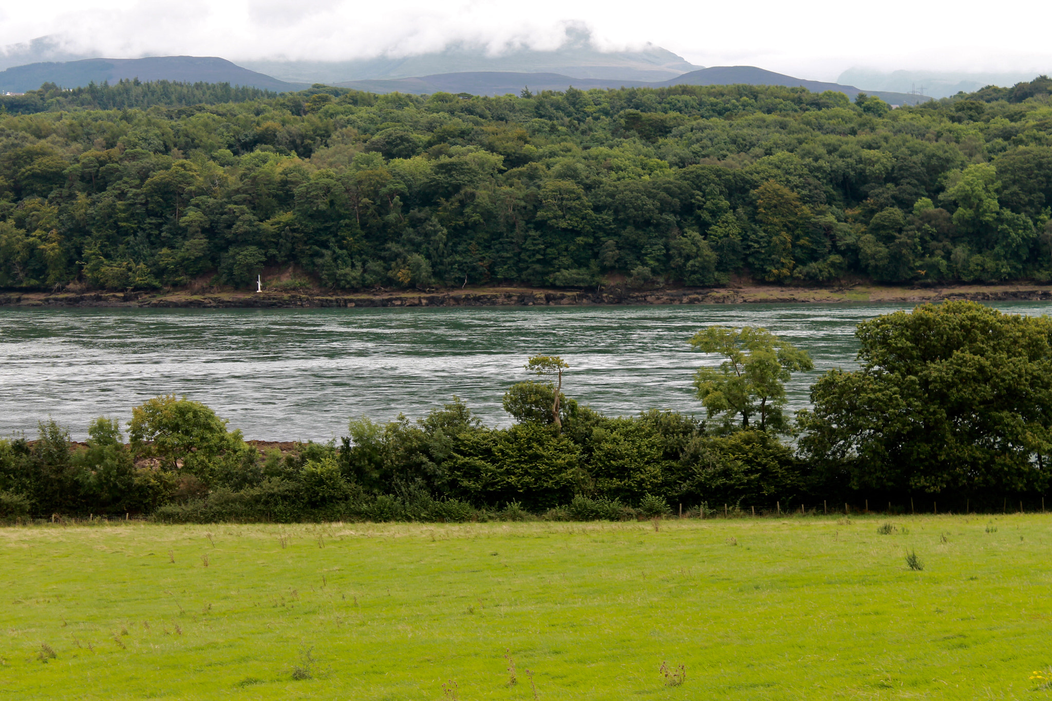 Canon EF-S 18-55mm F3.5-5.6 III sample photo. The meni strait separating mainland wales from anglesey photography