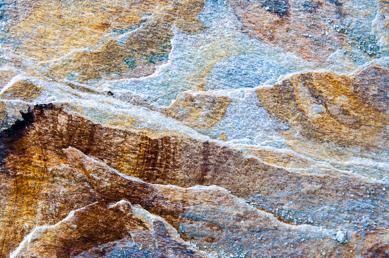 Nikon D90 sample photo. Close-up of textured stone colorful wall photography