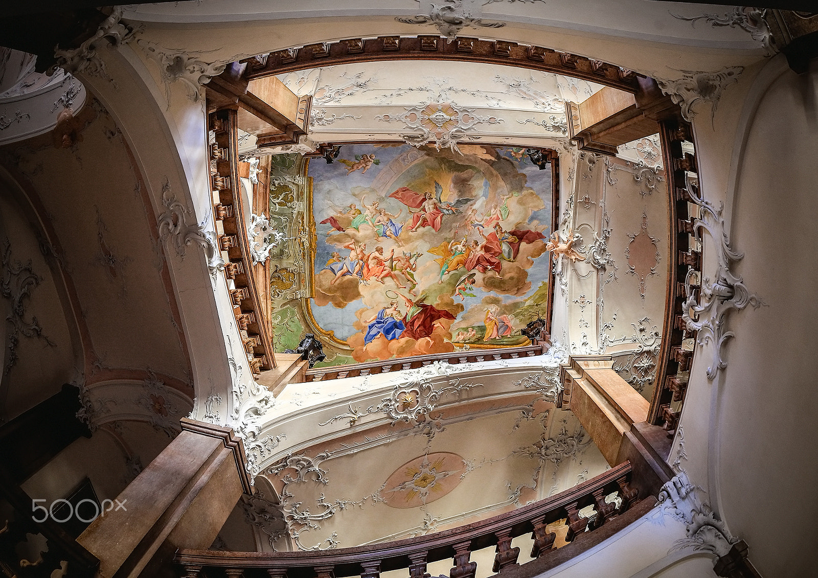 Canon EF 8-15mm F4L Fisheye USM sample photo. Residenz ceiling photography