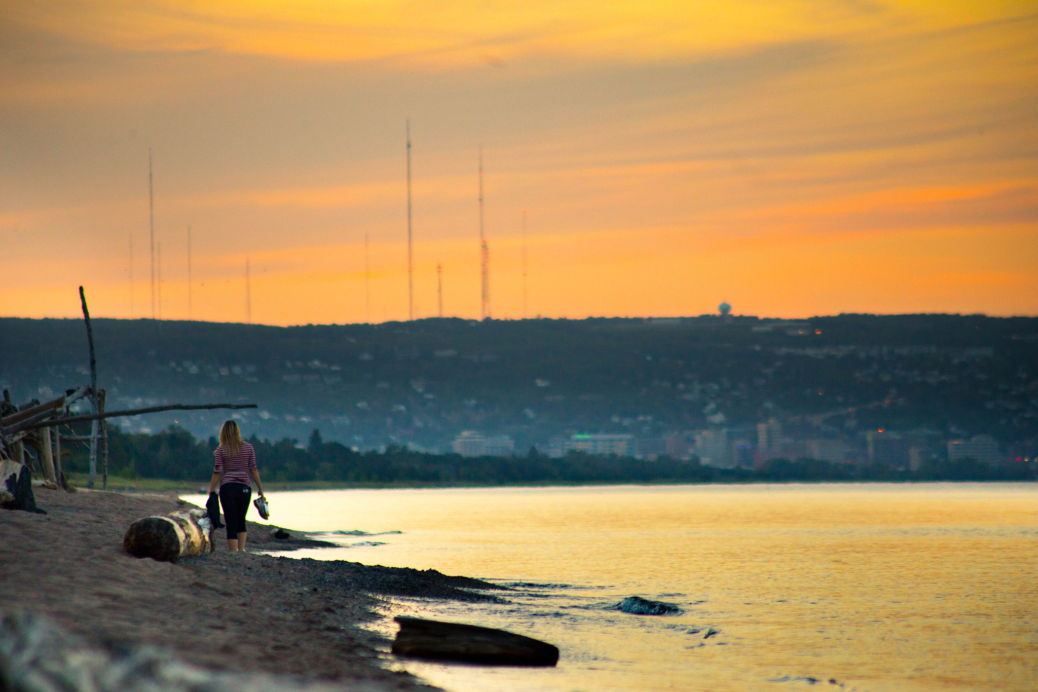 Canon EF 75-300mm F4.0-5.6 IS USM sample photo. Beach walk photography