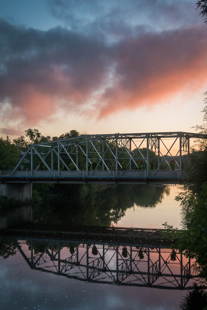 Nikon D600 sample photo. Reflected bridge photography