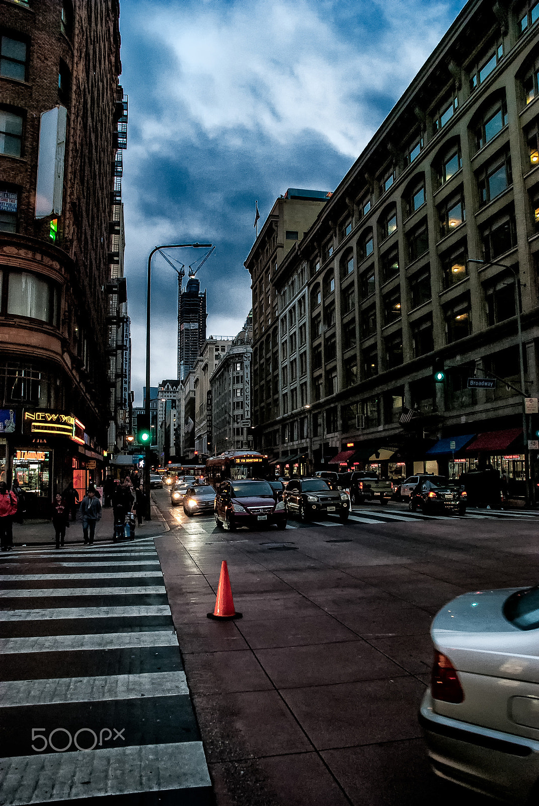 Nikon D60 sample photo. Dusk in the city photography