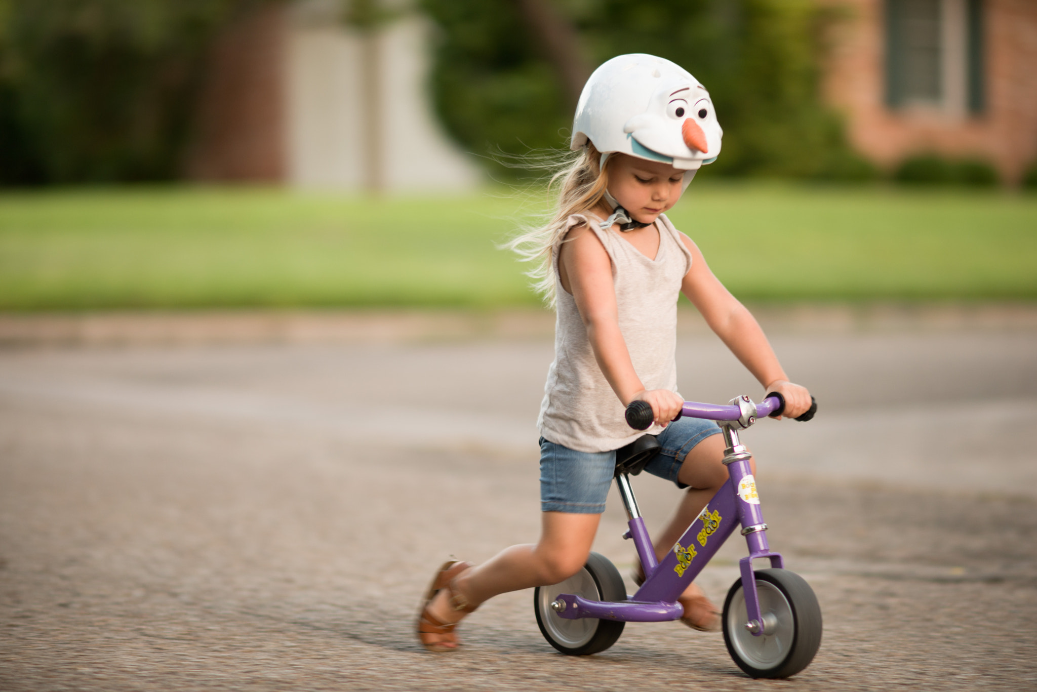 Nikon D610 sample photo. Reese zoomin' on her bike photography