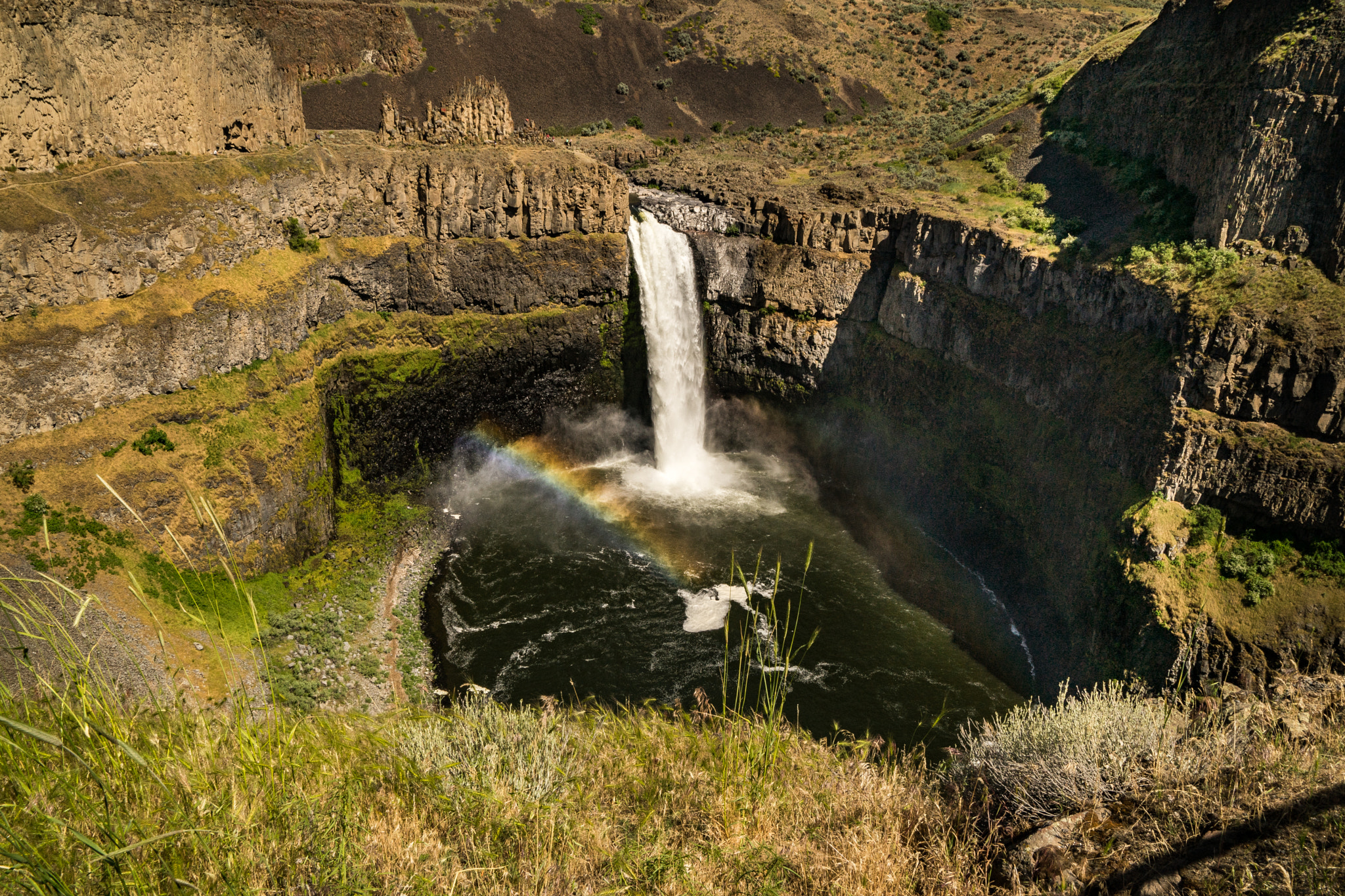 Sony a7 II + Canon 24-105mm F4 DG OS HSM | Art 013 sample photo. Palouse falls photography