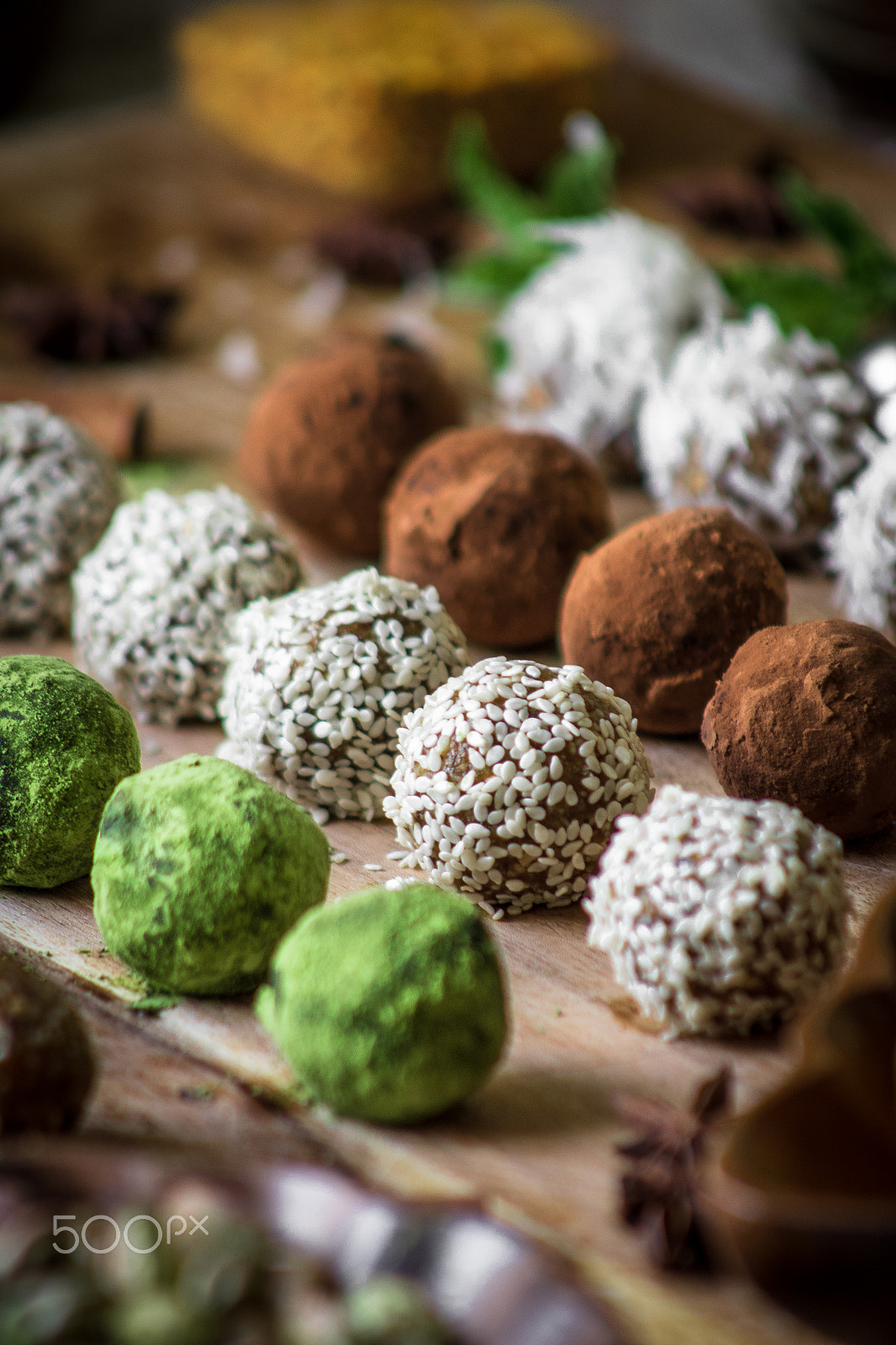 Canon EF 75-300mm f/4-5.6 USM sample photo. Dried fruit and nut candies photography