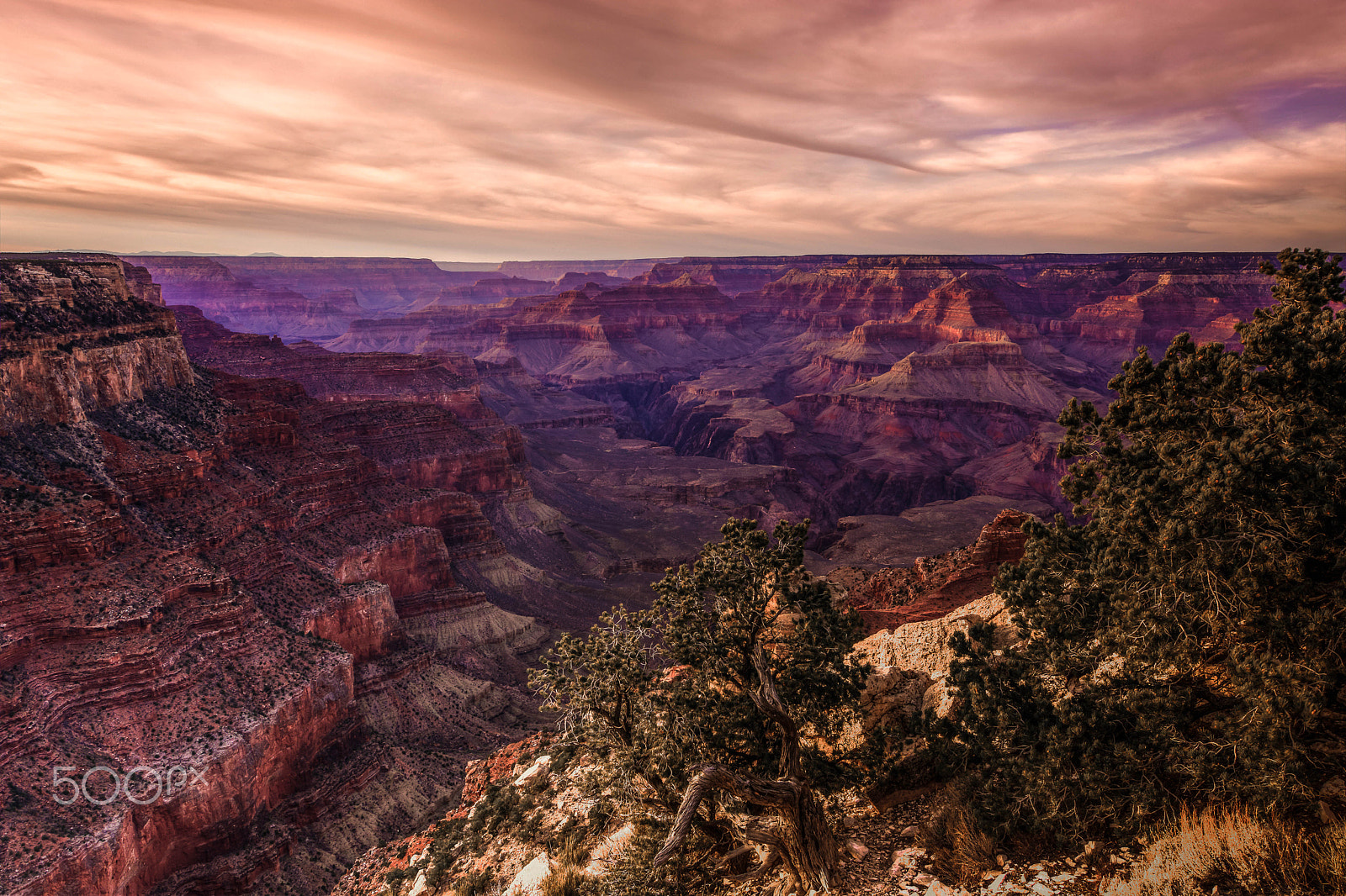 Nikon AF-S Nikkor 16-35mm F4G ED VR sample photo. Purple canyon photography