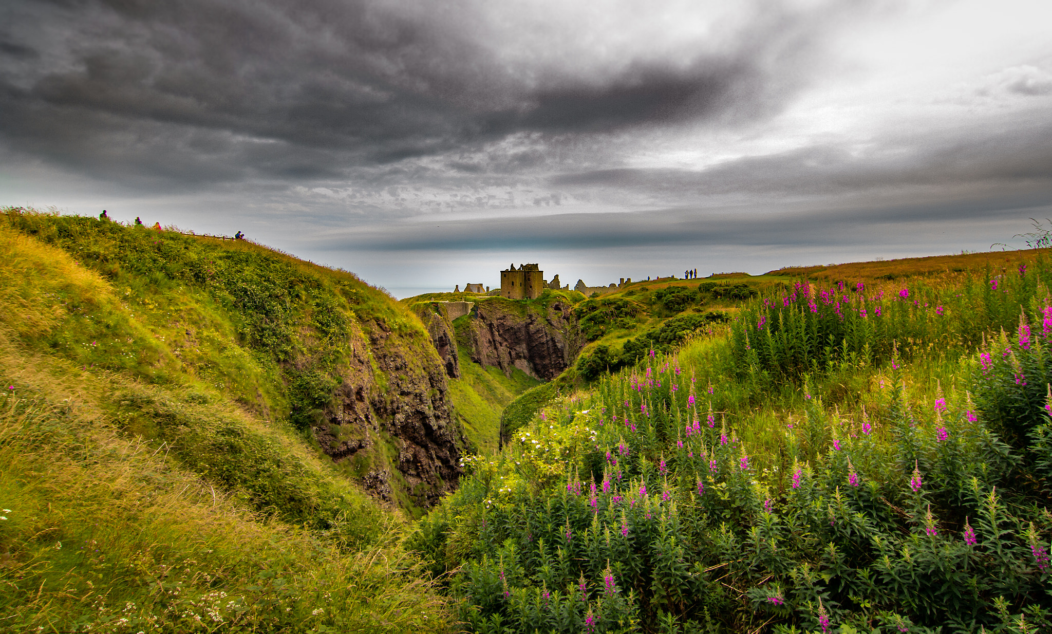 Tokina AT-X Pro 12-24mm F4 (IF) DX sample photo. Dunnottar castle photography